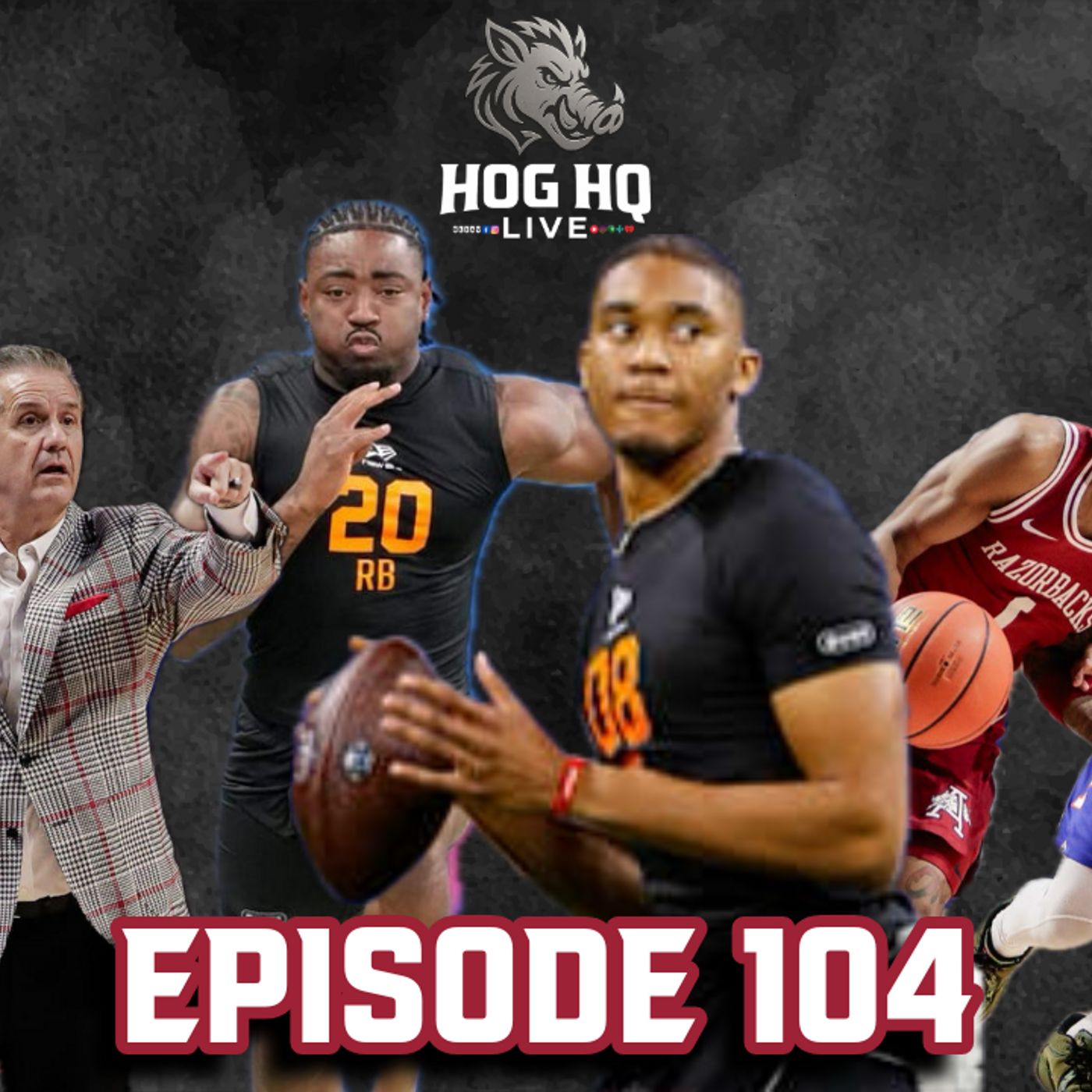 Hog HQ Live Episode 104: Hogs Throttled in Gainesville, Razorbacks at the NFL Combine, and More episode artwork
