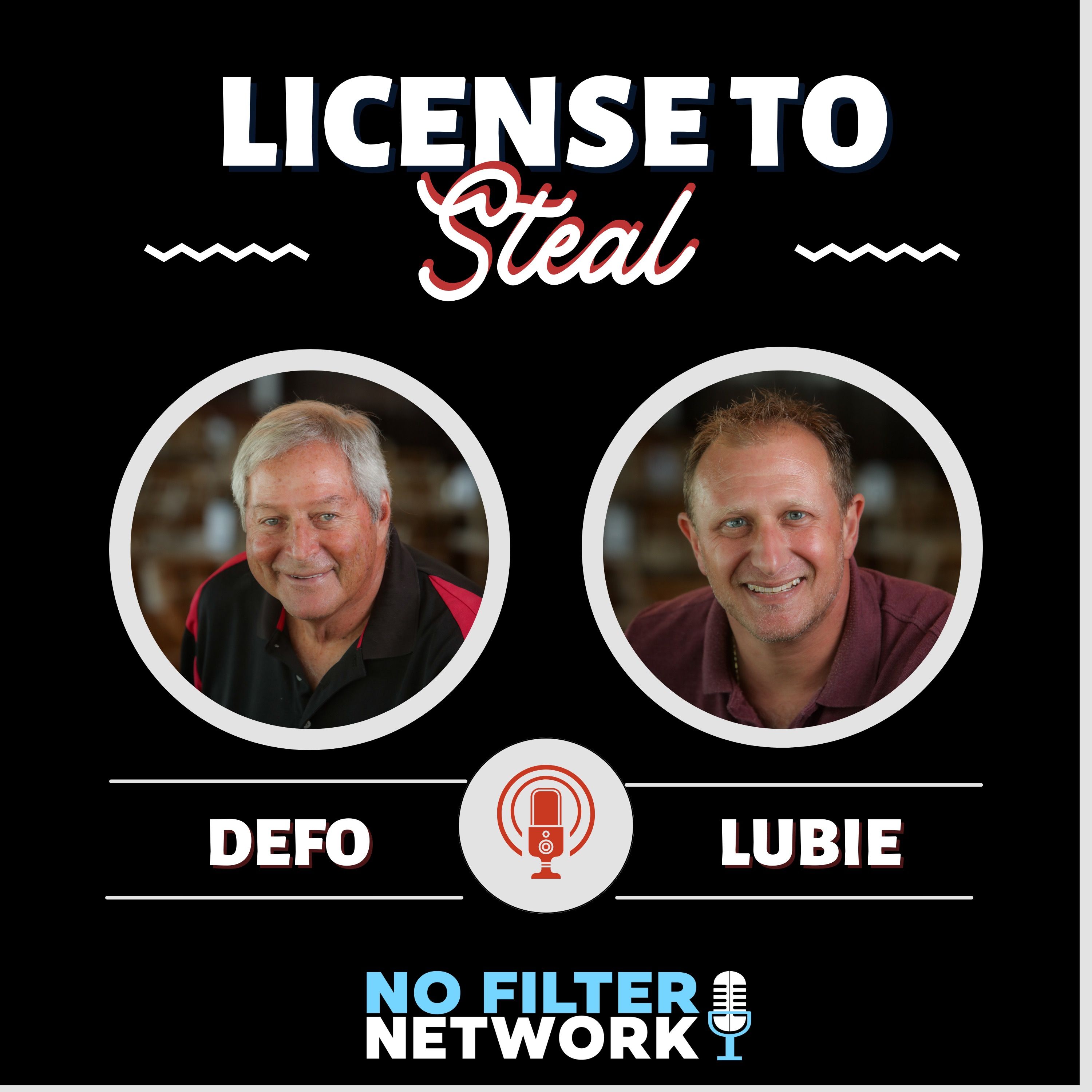 License to Steal with Defo & Lubie podcast artwork