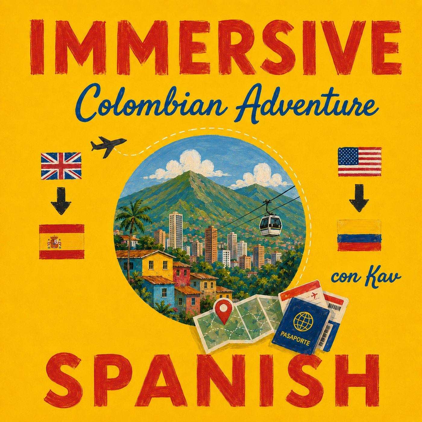 Immersive Spanish - Colombia Adventure - Episode 4 - Pueblito Paisa - A Miniature Colombian Village