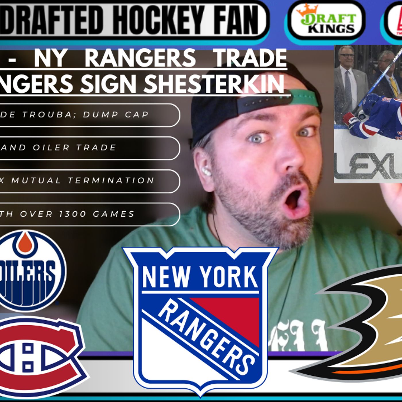 Day 23/45 - NY Rangers trade Jacob Trouba; New York Rangers sign Shesterkin; Brady Tkachuk trade?
