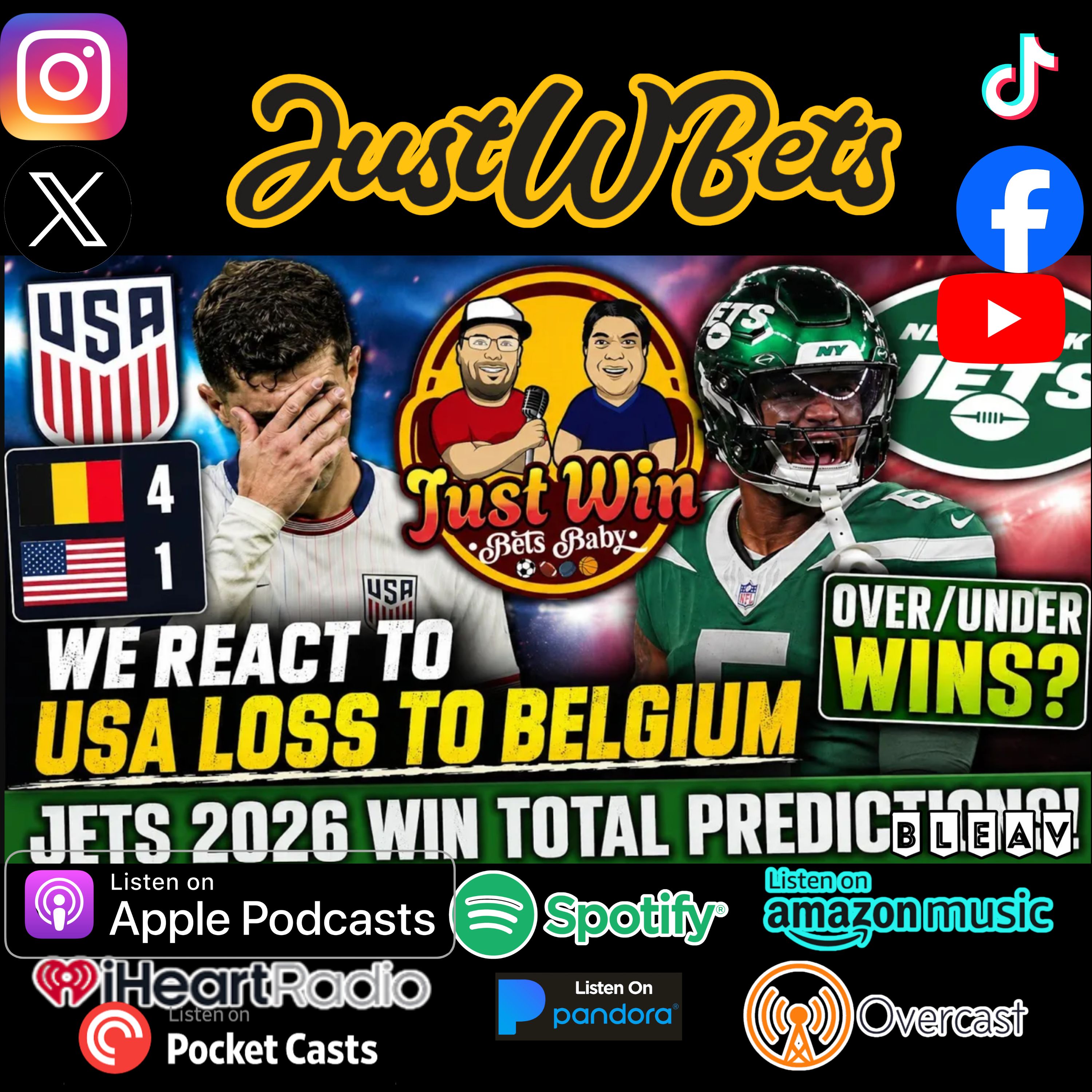 Just Win Bets Baby Show for (7.7.26) episode artwork