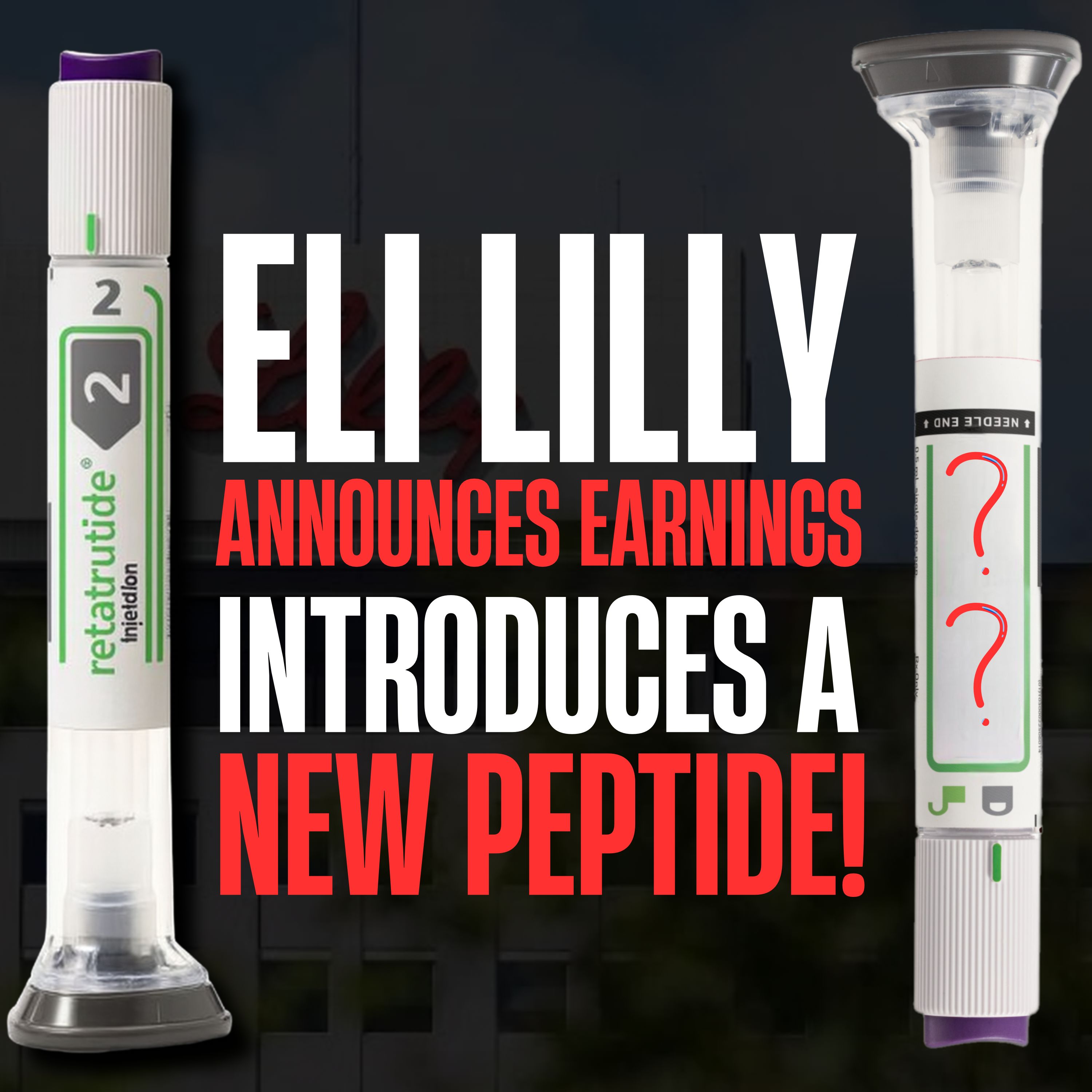 Eli Lilly Earnings Call Recap: NEW GLP-1 GIP Peptide Announced!
