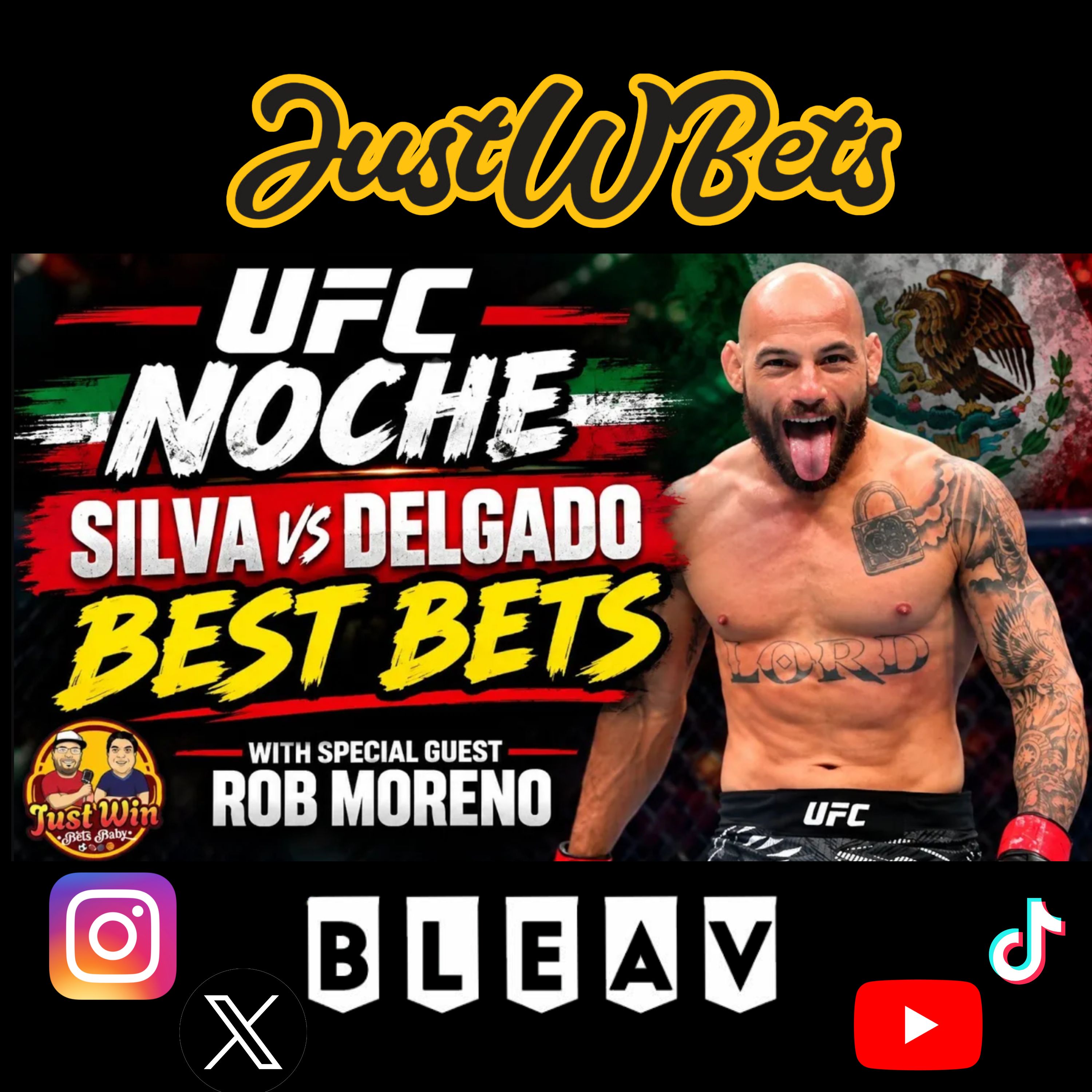 UFC Noche: Silva vs Delgado BEST BETS with Rob Moreno episode artwork