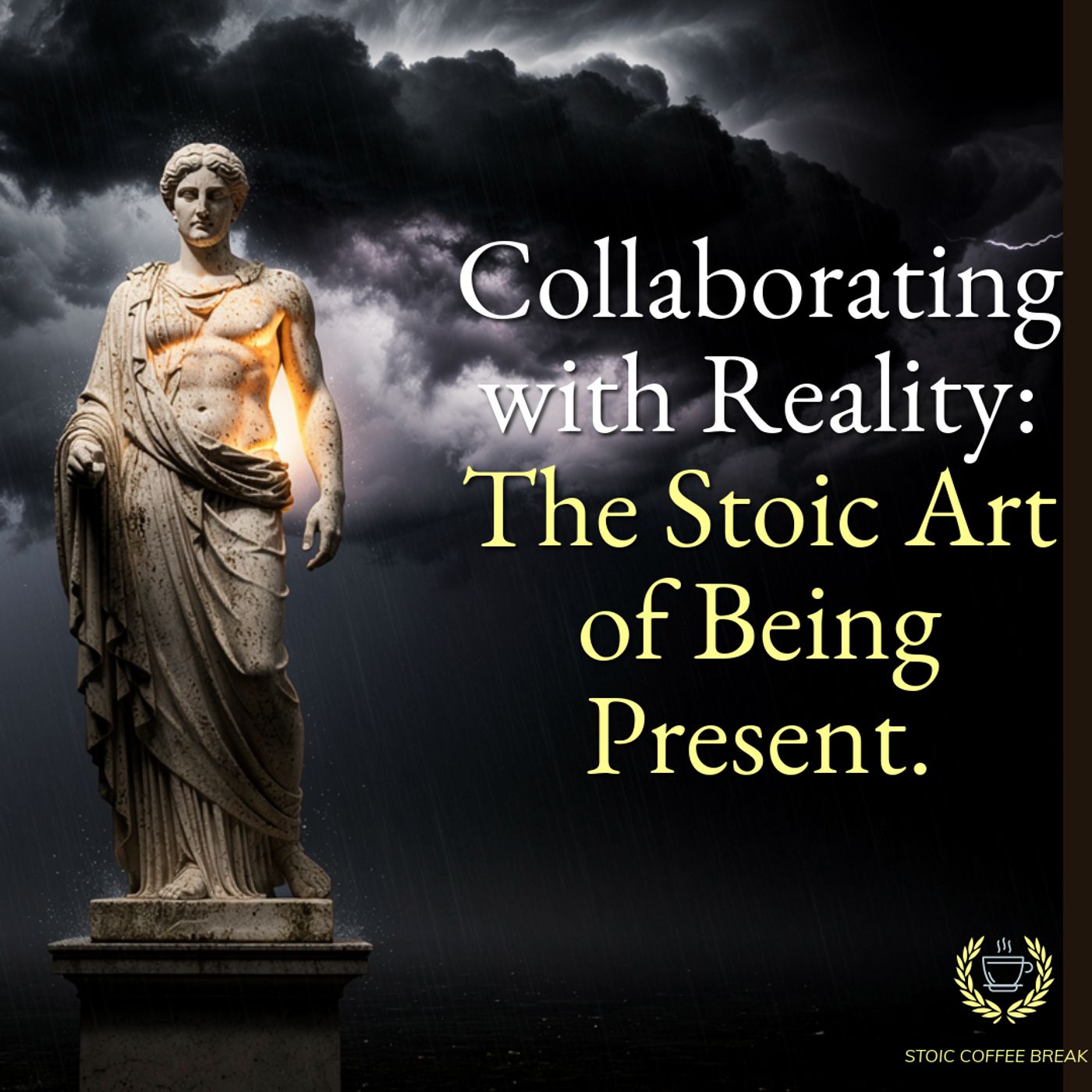 Collaborating with Reality: The Stoic Art of Being Present | 378 — Stoic Coffee Break cover