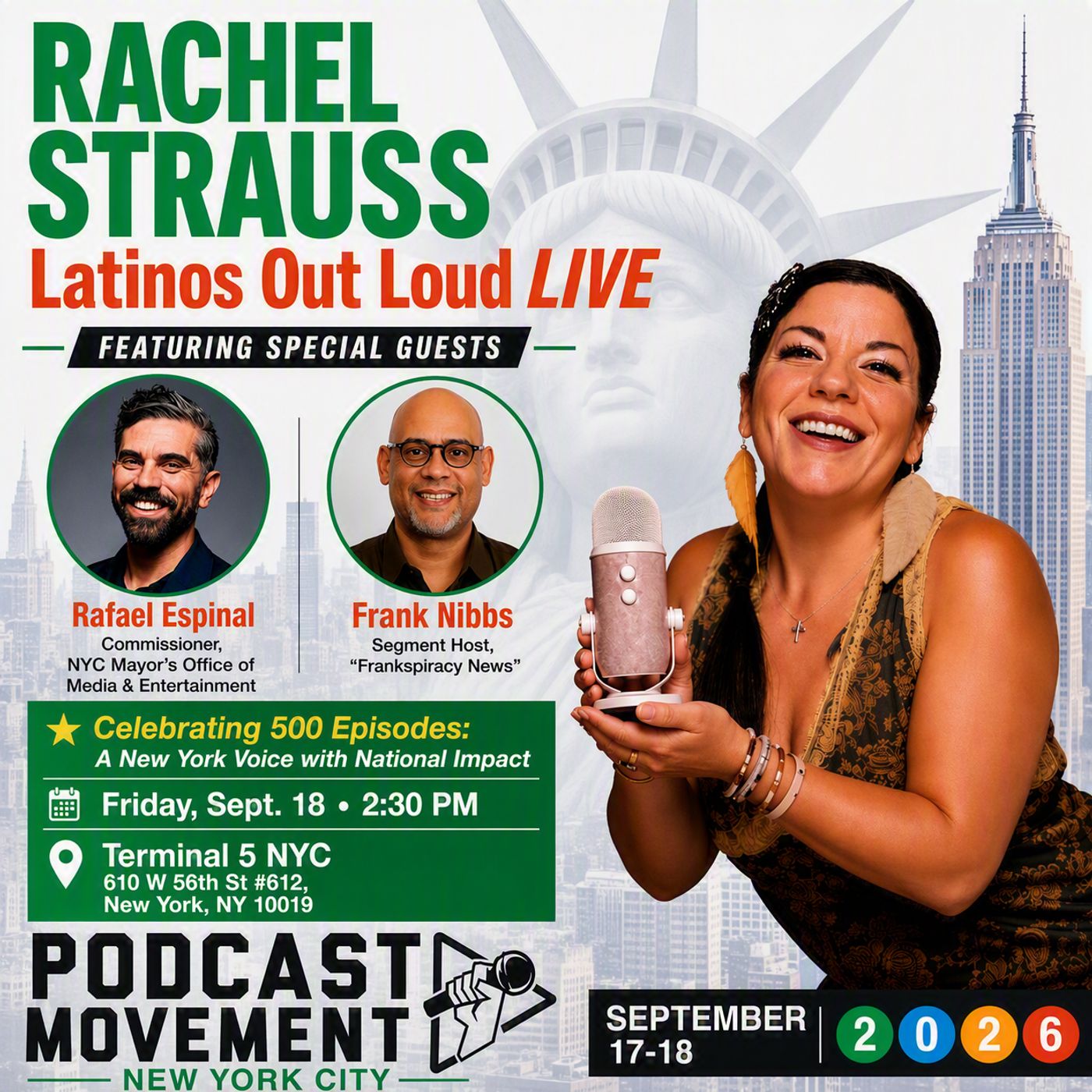 A NY Voice with National Impact: OUT LOUD from Podcast Movement NYC episode artwork