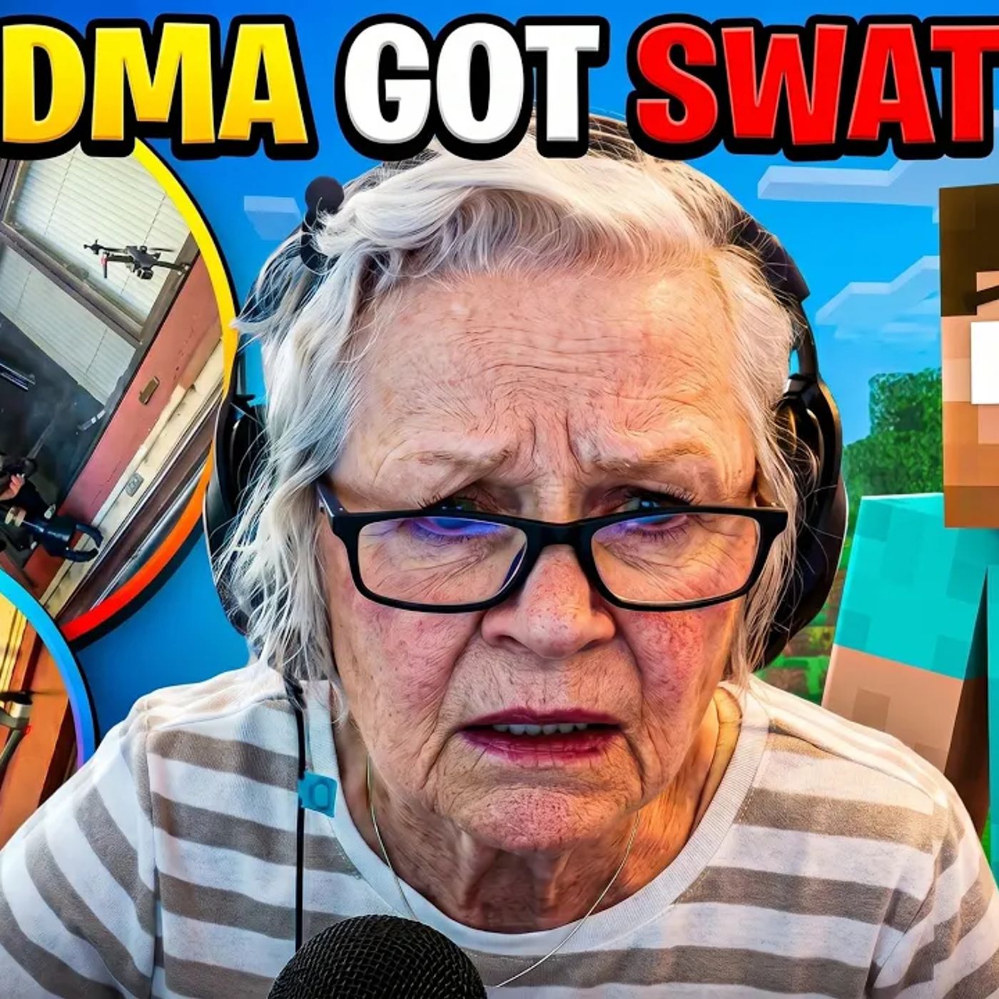 YouTuber Grandma SWATTED Over Minecraft Stream?! — Clownfish TV Podcasts cover