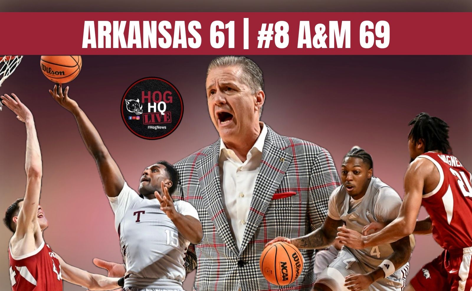 Hog HQ Live Ep #59: Hoop Hogs Split Games This Week + the Return of the Diamond Hogs episode artwork