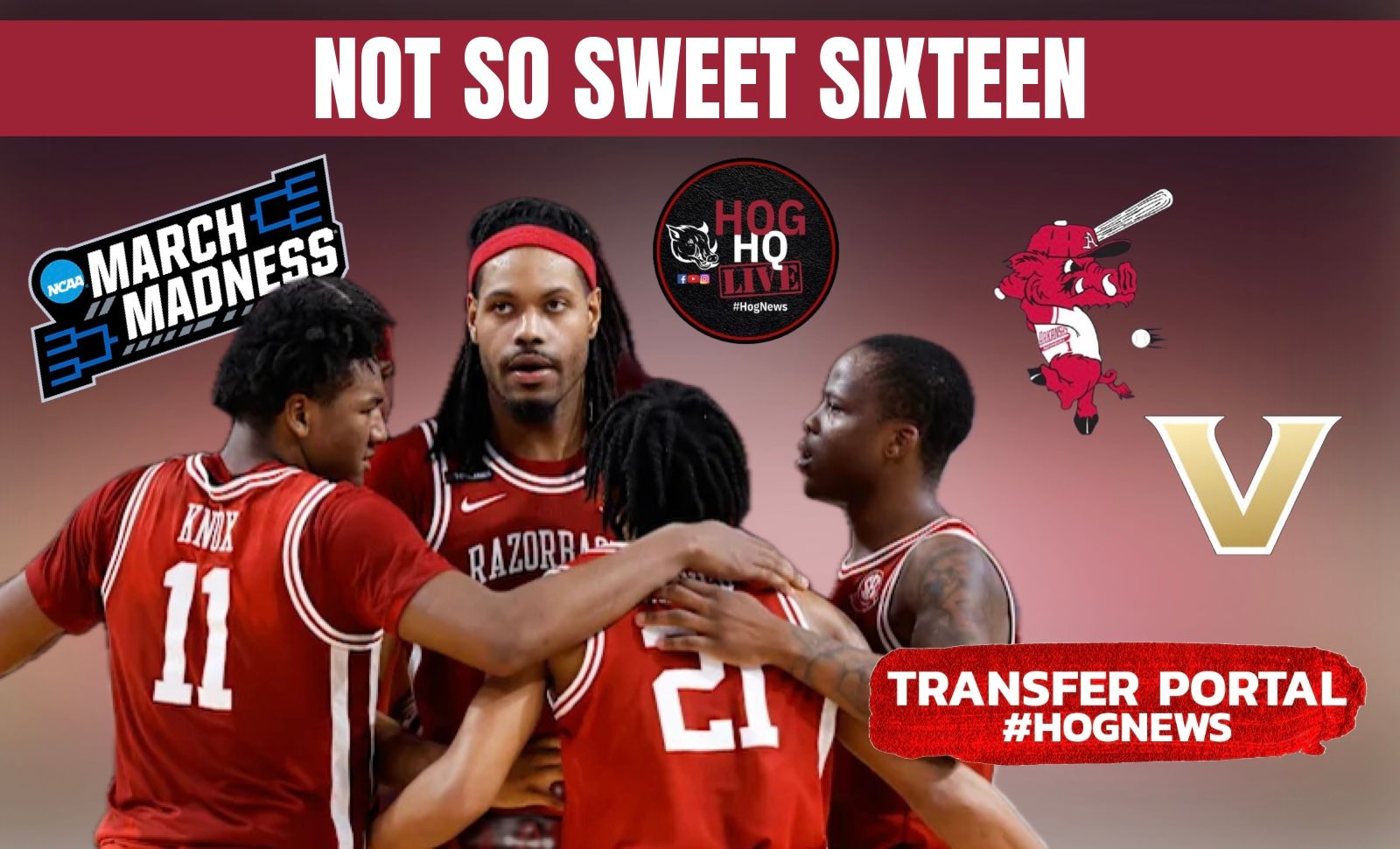 Hog HQ Live Ep #65: Not So Sweet Sixteen, Diamond Hogs Win Vandy Series, #HogNews & More episode artwork