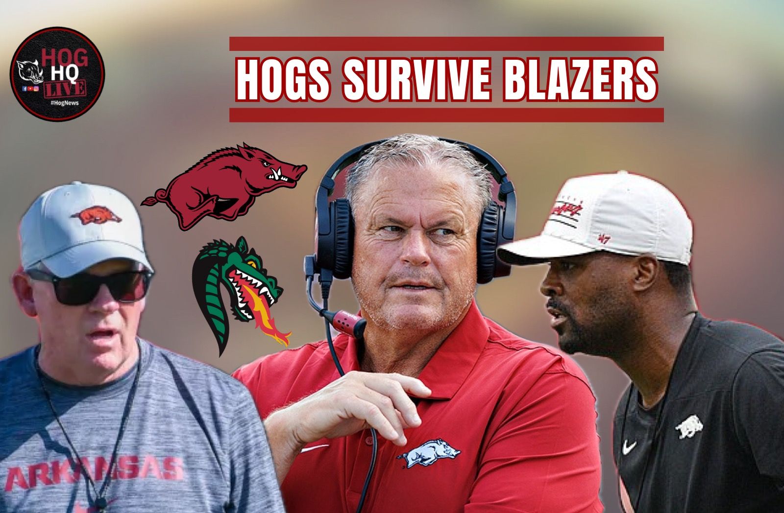 Hog HQ Live Ep #41: Hogs survive UAB, concerns moving forward, Auburn preview, & more episode artwork
