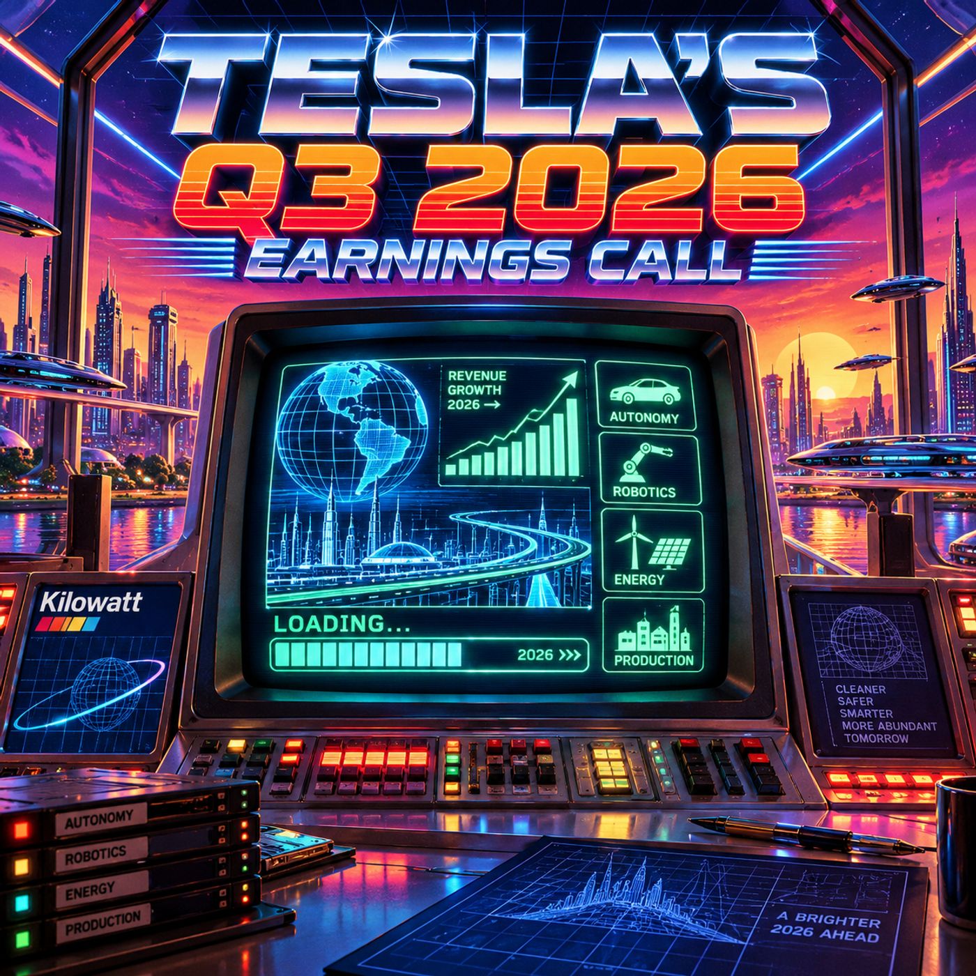 Tesla's Q3 2026 Earnings Call episode artwork