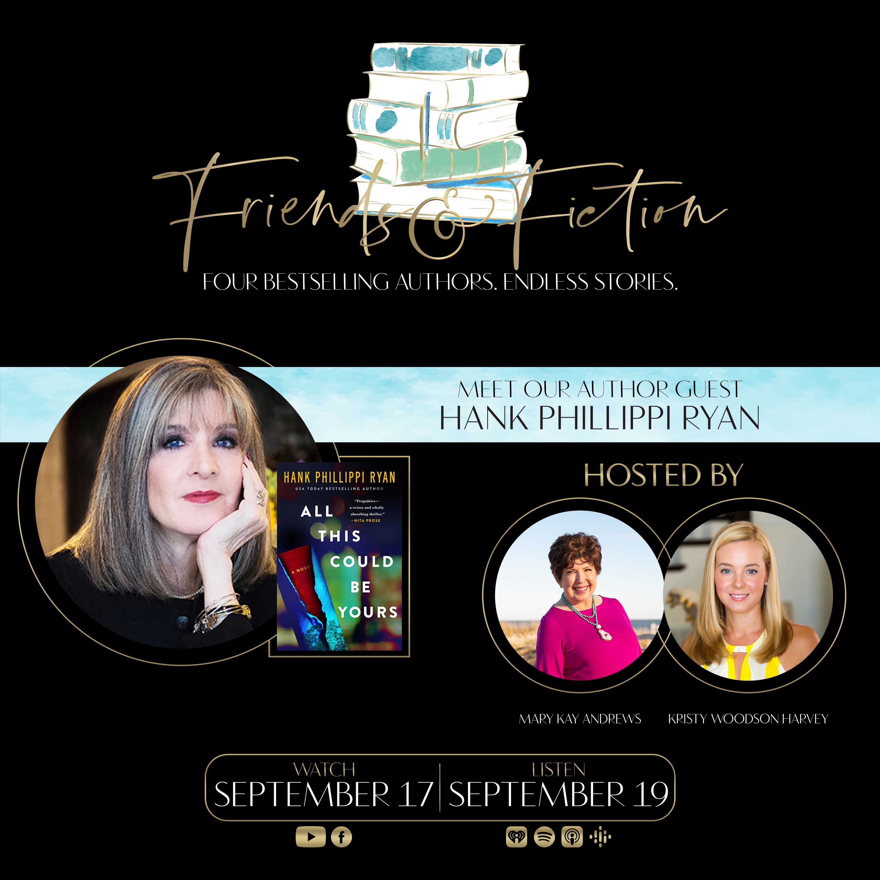 Friends & Fiction with Hank Phillippi Ryan