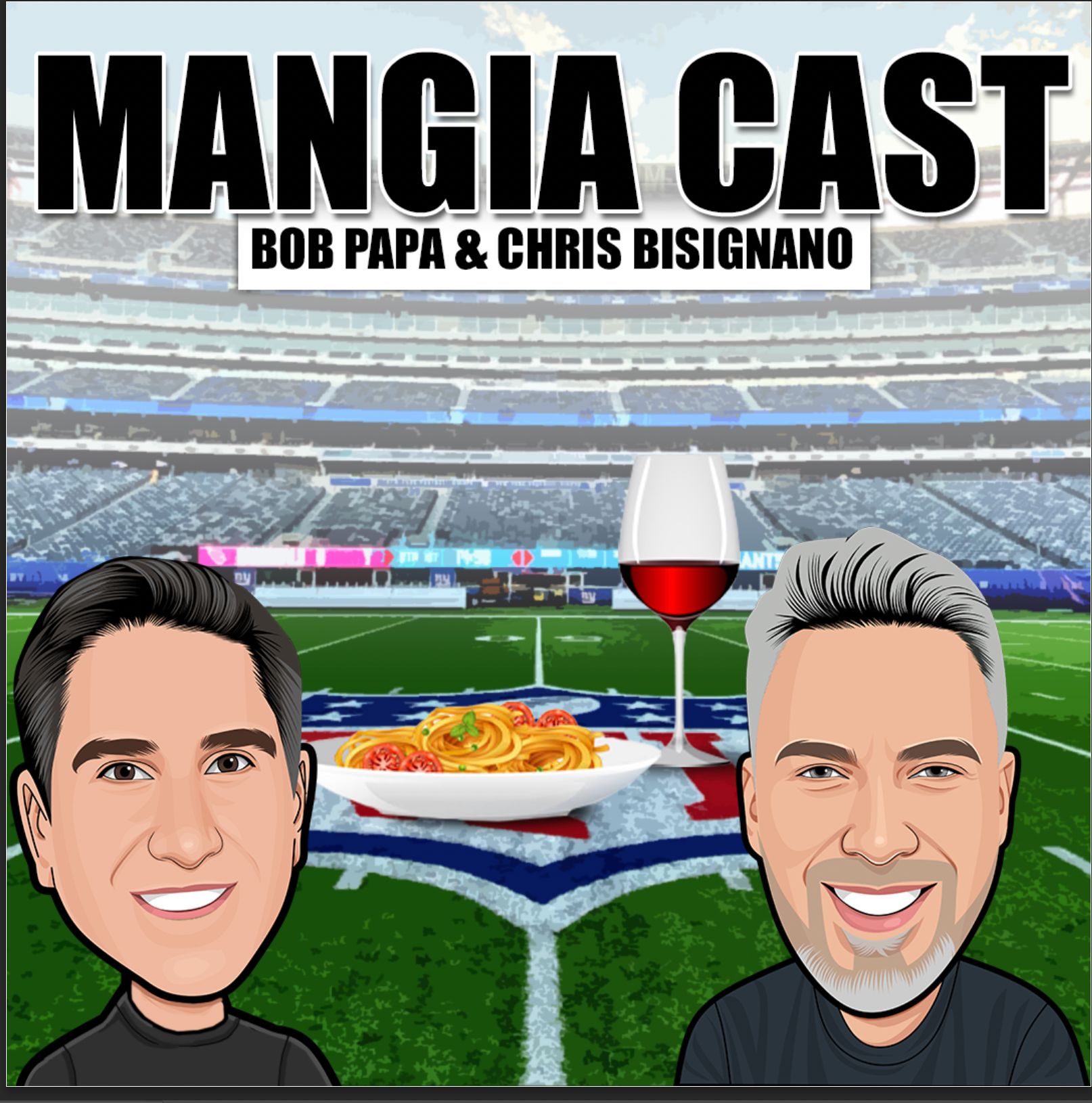 **Mangia Cast** New QB in NY with guests Michael Kay & John Cook