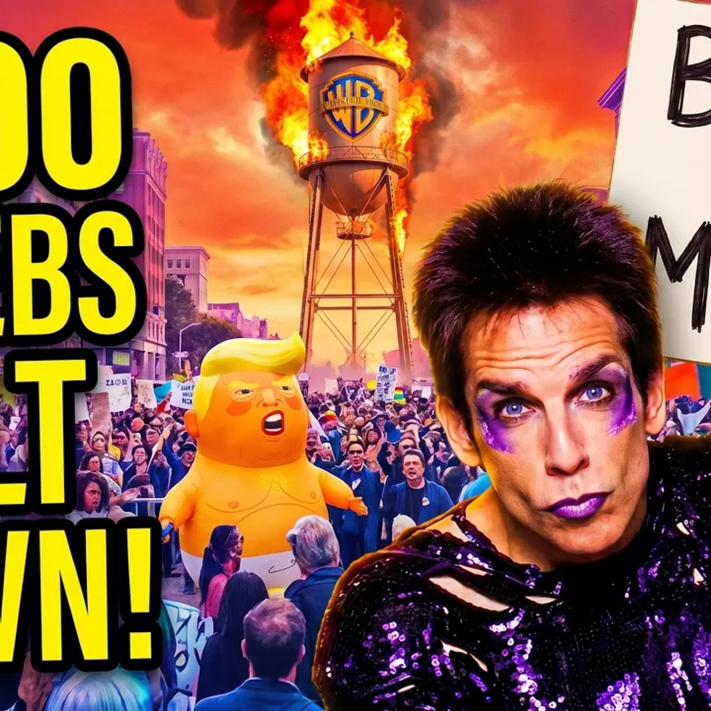 4,000 Hollywood Celebrities CRASH OUT Over Paramount Warner Bros Merger...