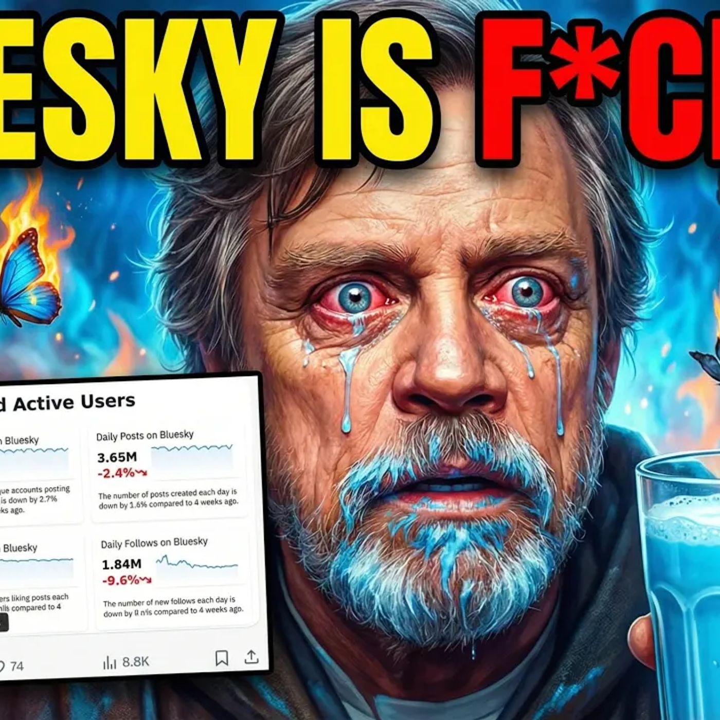 Bluesky is F*CKED. — Clownfish TV Podcasts cover