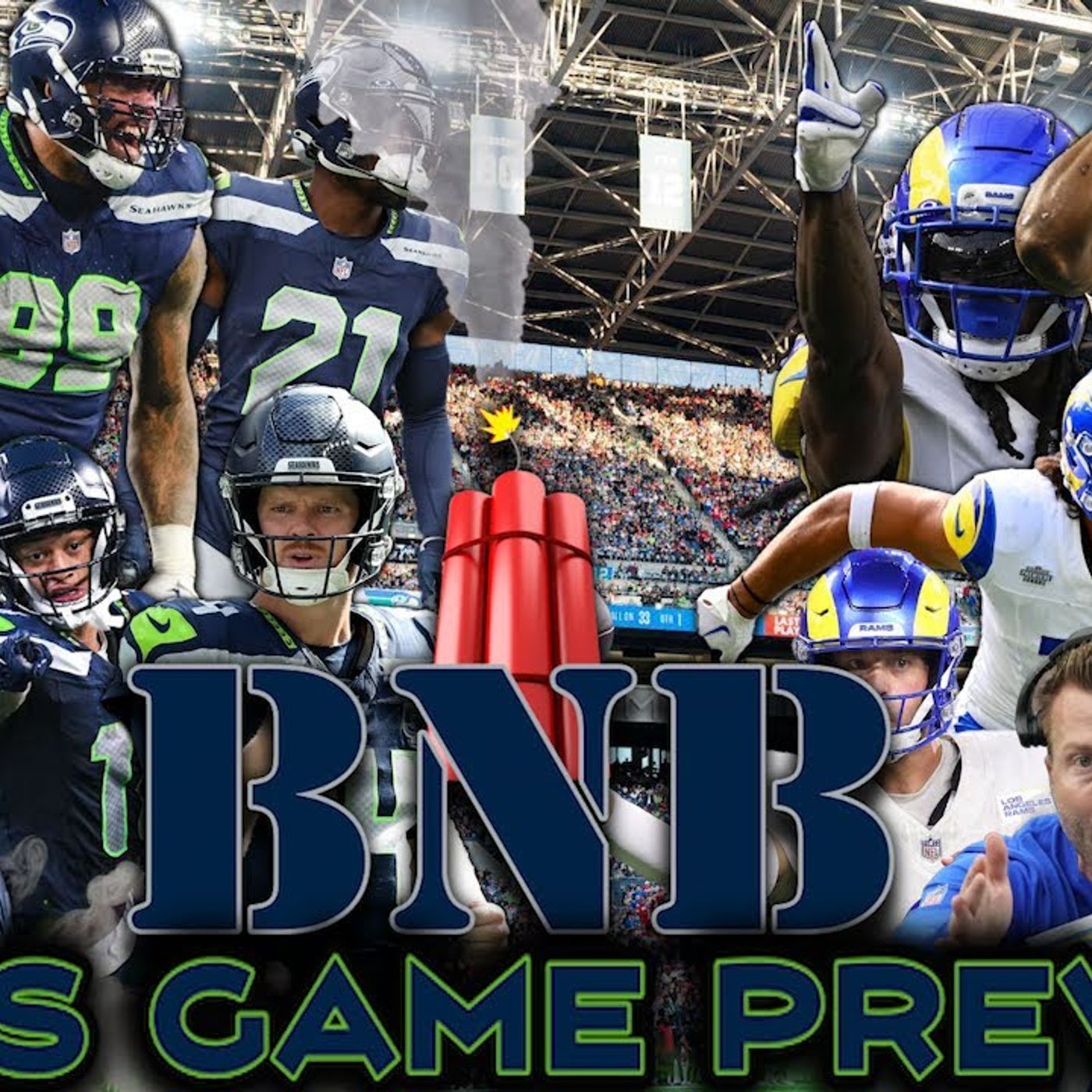 Rams at Seahawks Conference Championship Game Preview | The BNB Show episode artwork