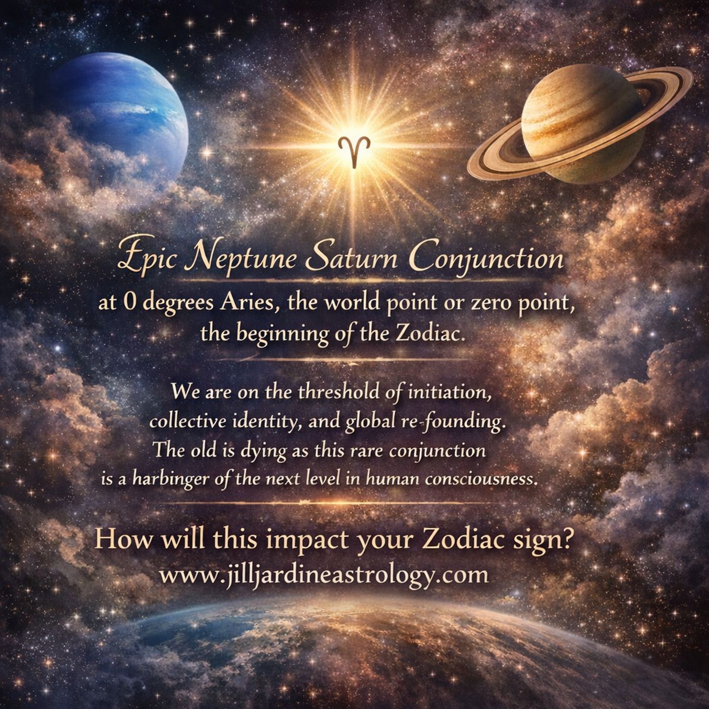 Epic Saturn-Neptune Conjunction in Aries on 2/20/26: Impact on Your Zodiac Sign! Epic Saturn-Neptune Conjunction in Aries on 2/20/26: Impact on Your Zodiac Sign!