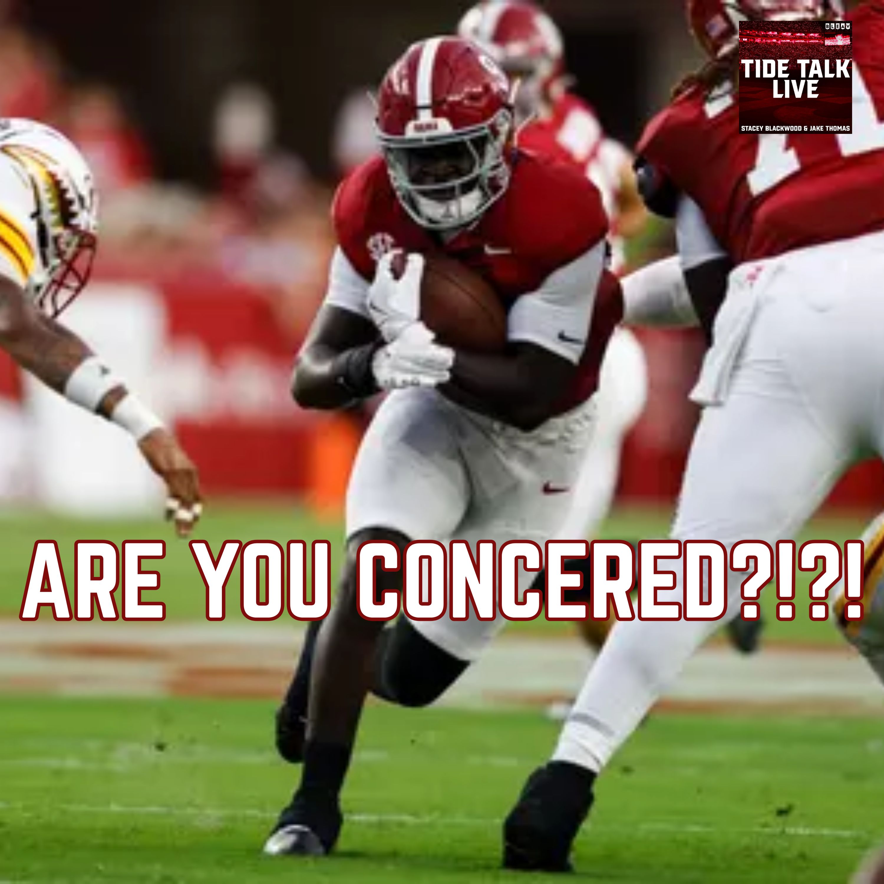 INTERESTING: Should Alabama Football Fans Be Concerned About Bama's Rushing Attack? | Tide Talk Live