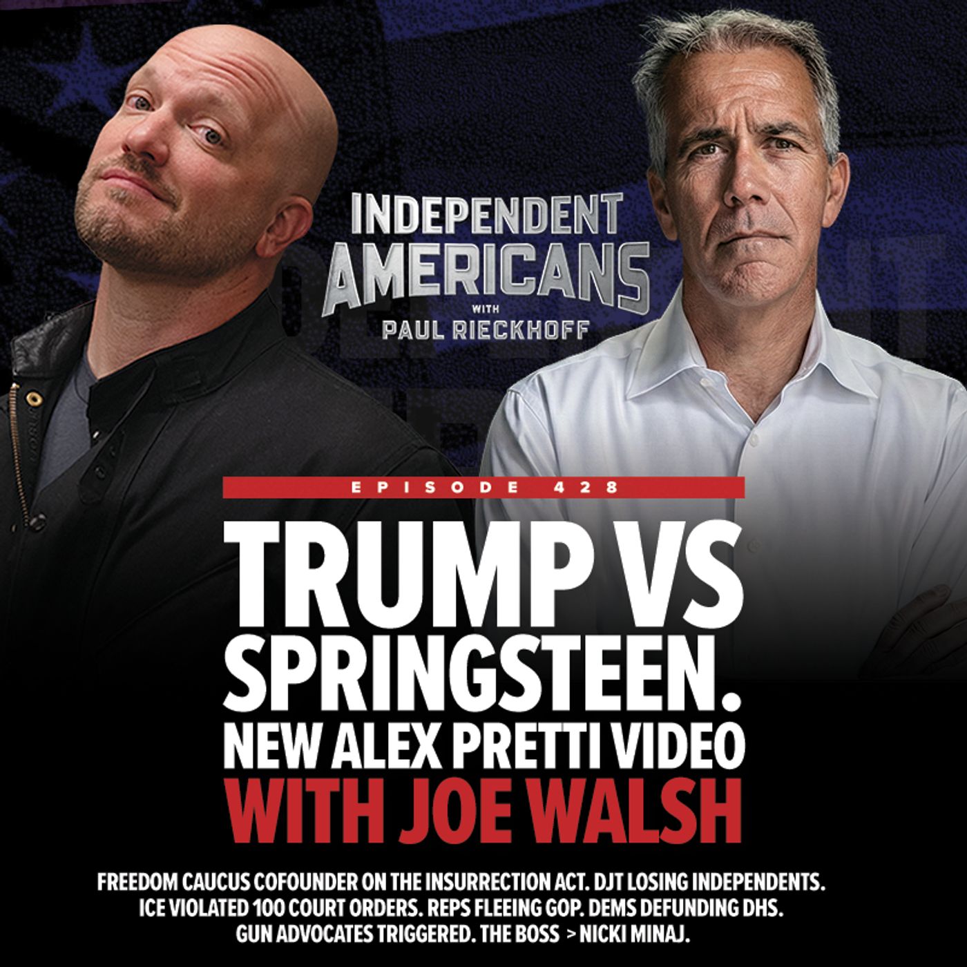Trump vs Springsteen. New Alex Pretti Video w/ Joe Walsh. Trump vs Springsteen. New Alex Pretti Video w/ Joe Walsh.