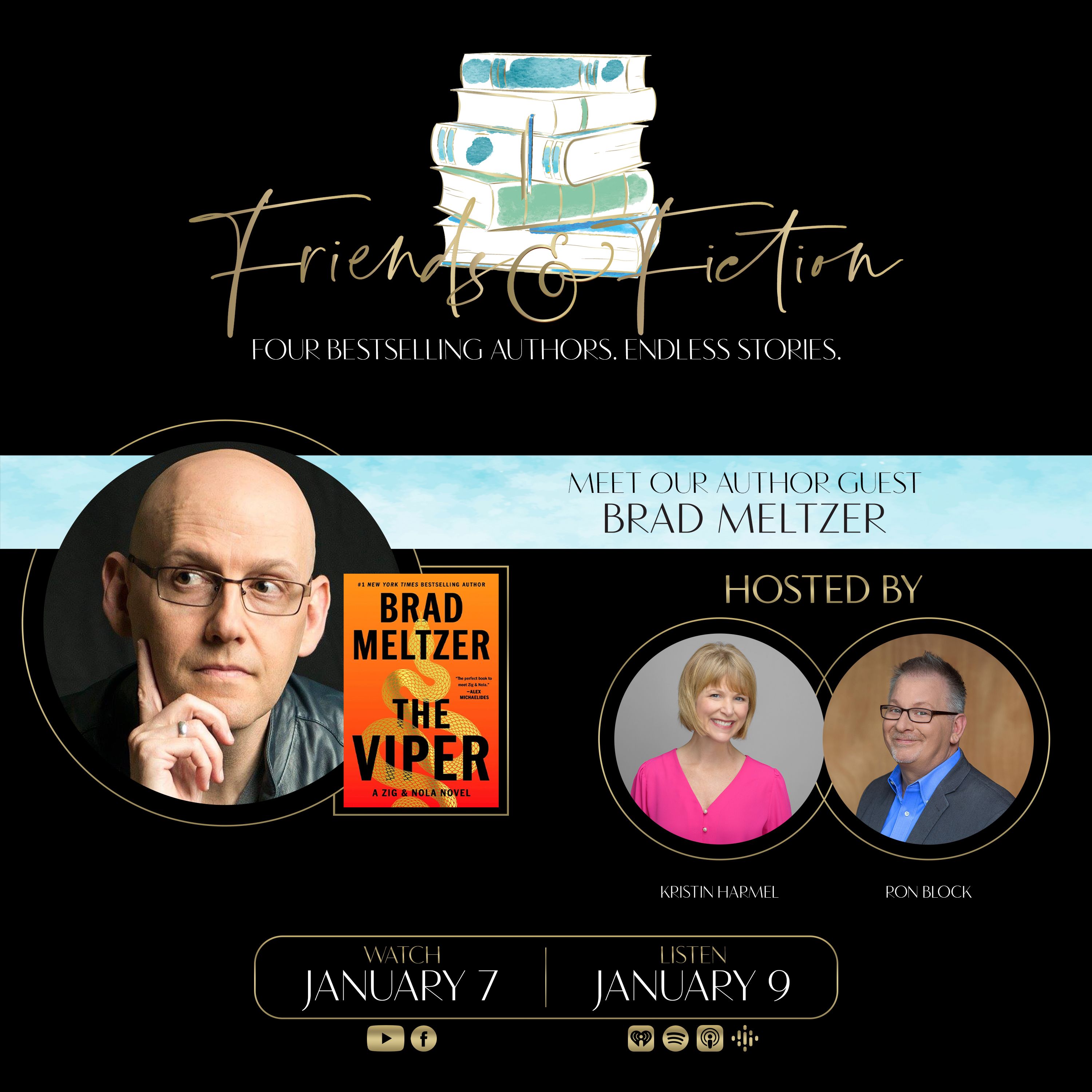 Friends & Fiction with Brad Meltzer