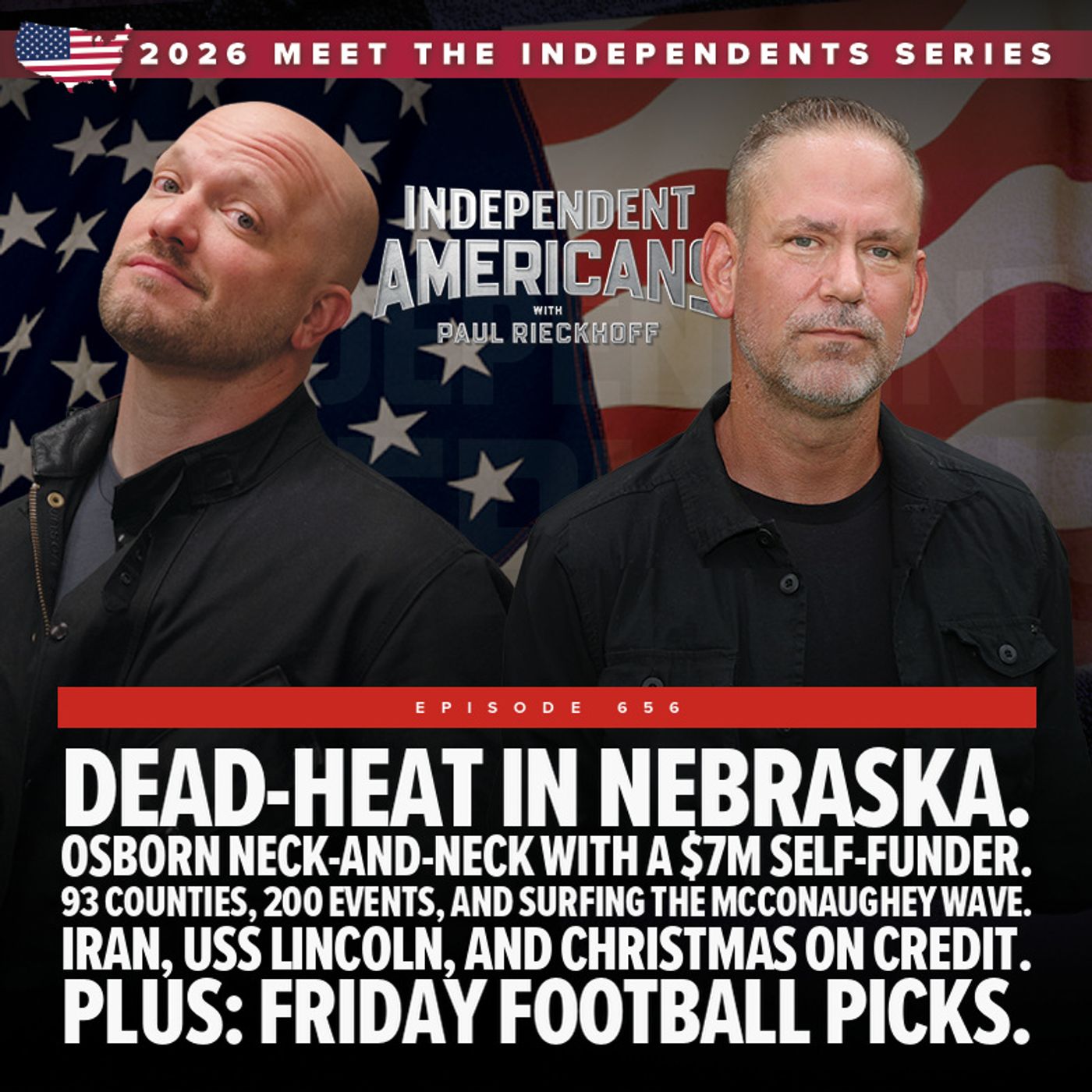 Dead-Heat in Nebraska. Dan Osborn neck-and-neck with a $7M self-funder.