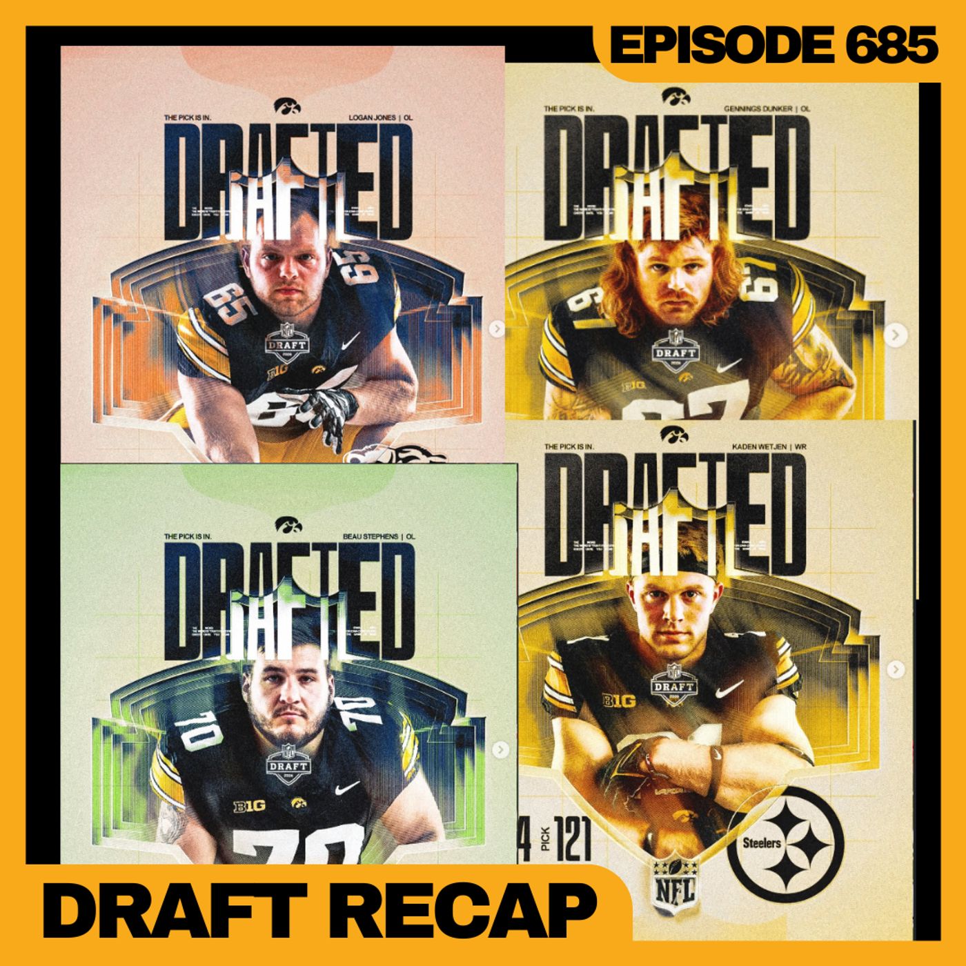 RECORD 7 Hawkeyes Drafted Into NFL | WUW 685