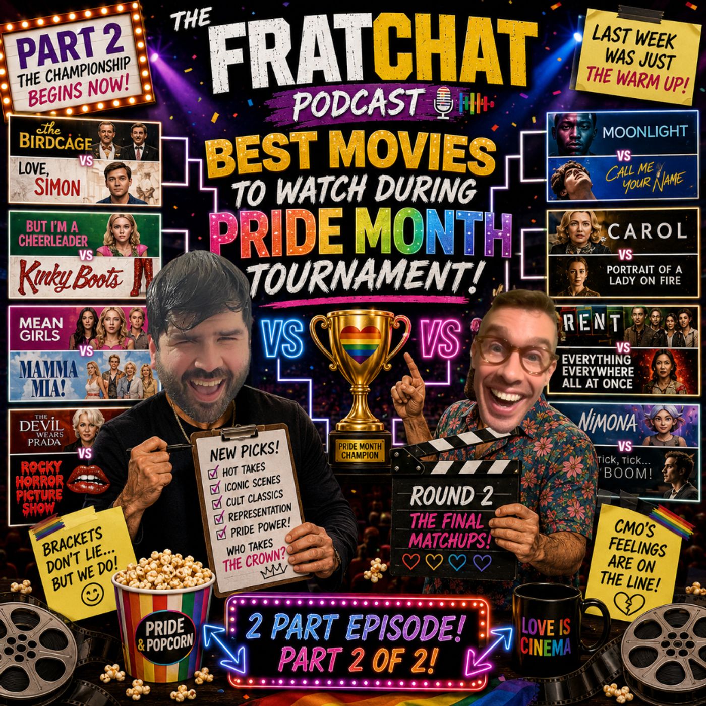 Season 8 Ep. 21: The GREATEST Movies to Watch During PRIDE Tournament (Part 2 out of 2) episode artwork