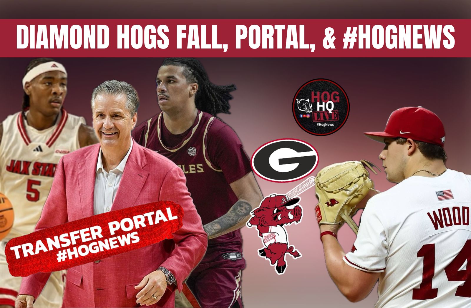 Hog HQ Live Ep #67: Diamond Hogs Fall, Transfer Portal, and #HogNews episode artwork