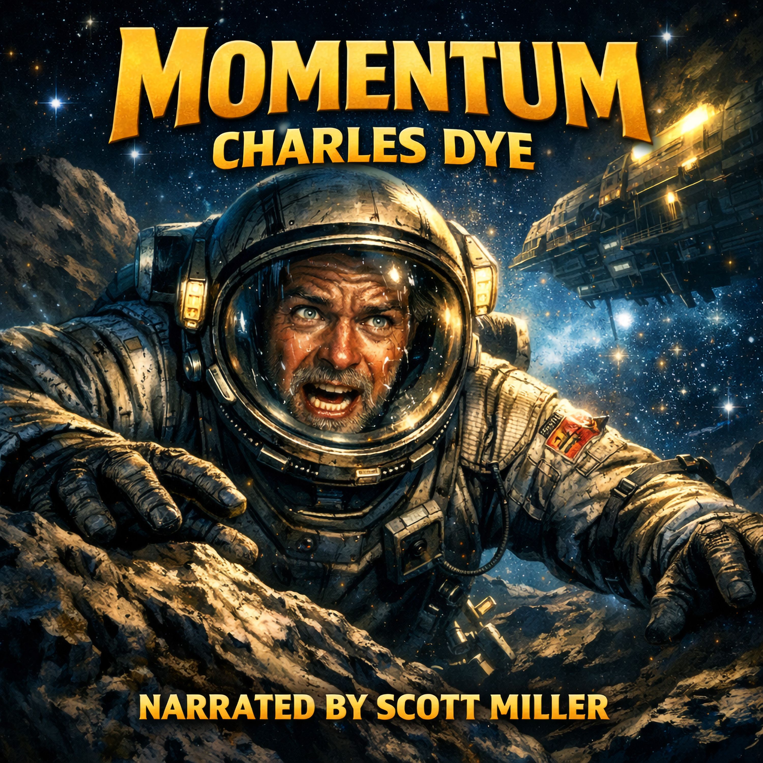 Momentum by Charles Dye - From Future combined with Science Fiction Stories in July 1951 episode artwork