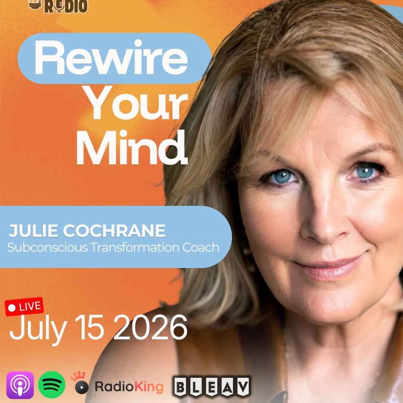 Julie Cochrane on Subconscious Mind and Anxiety Healing | 1,585