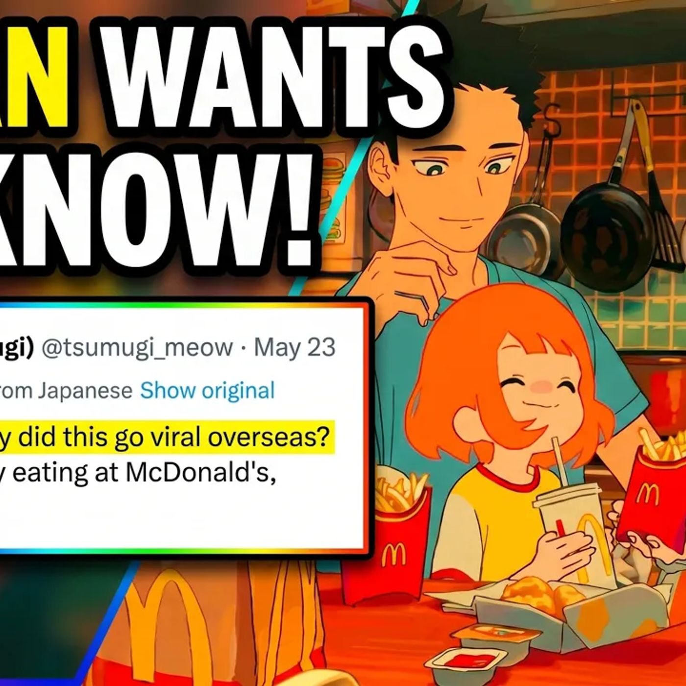 Japan CONFUSED by Backlash Over McDonald's Happy Anime Family Ad!