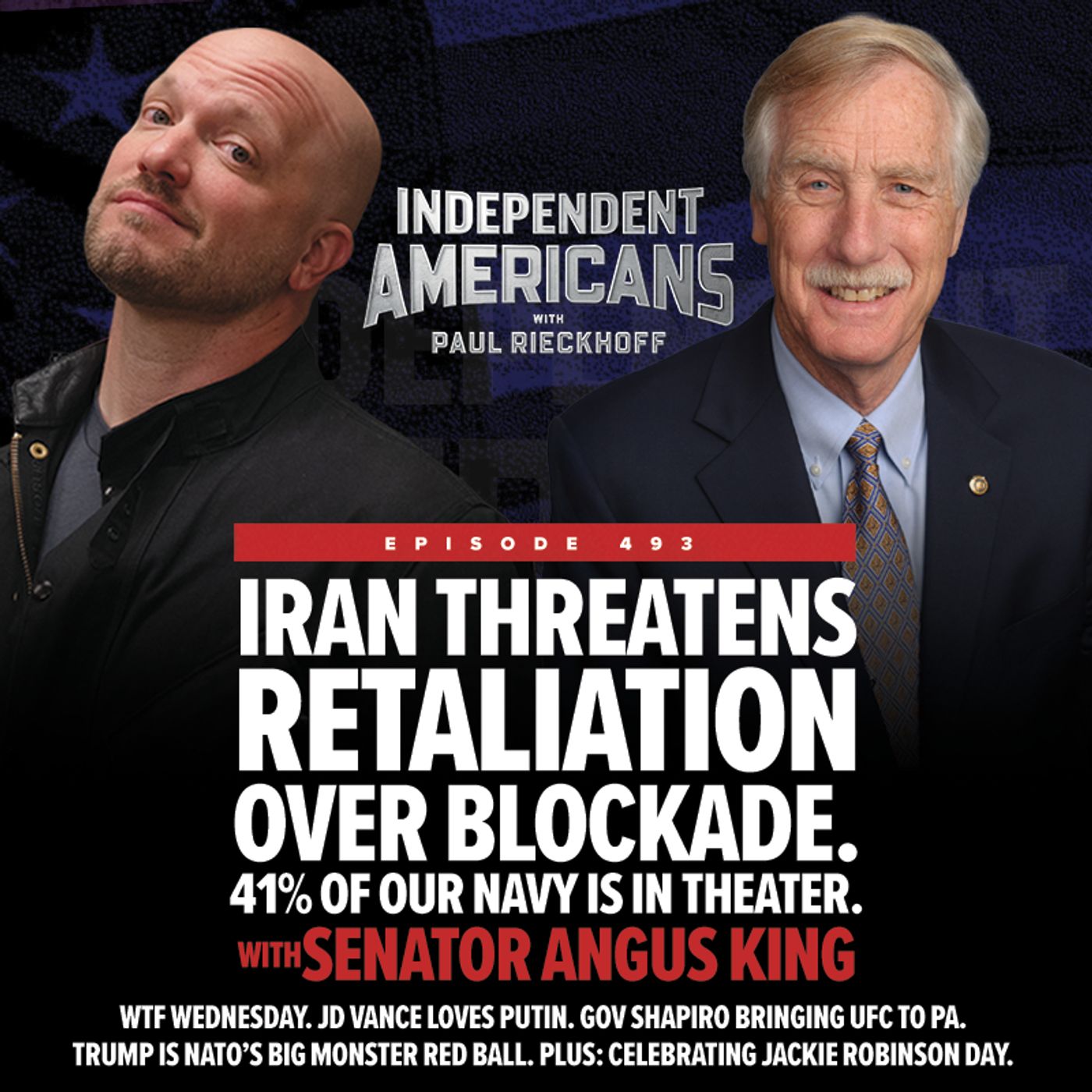 Iran Threatens Retaliation Over Blockade. 41% of Our Navy is in Theater. w/ Senator Angus King.