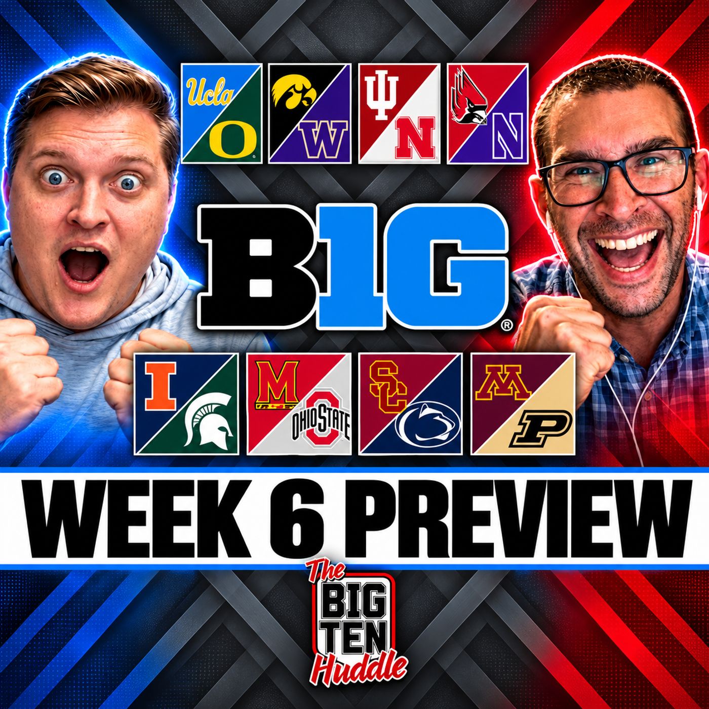 Big Ten Football Week 6 Preview & Picks | UCLA vs Oregon | Indiana vs Nebraska | Iowa vs Washington