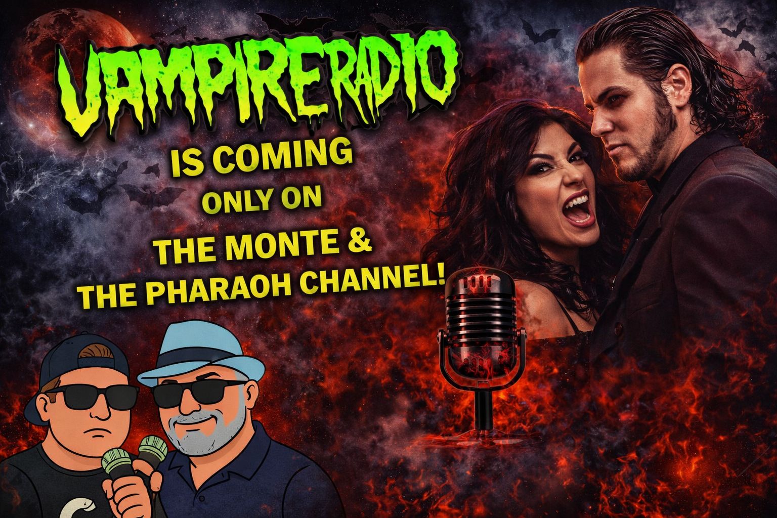 Vampire Radio Awakens! Shelly Martinez Makes Her Explosive Debut on the Monte & The Pharaoh Network