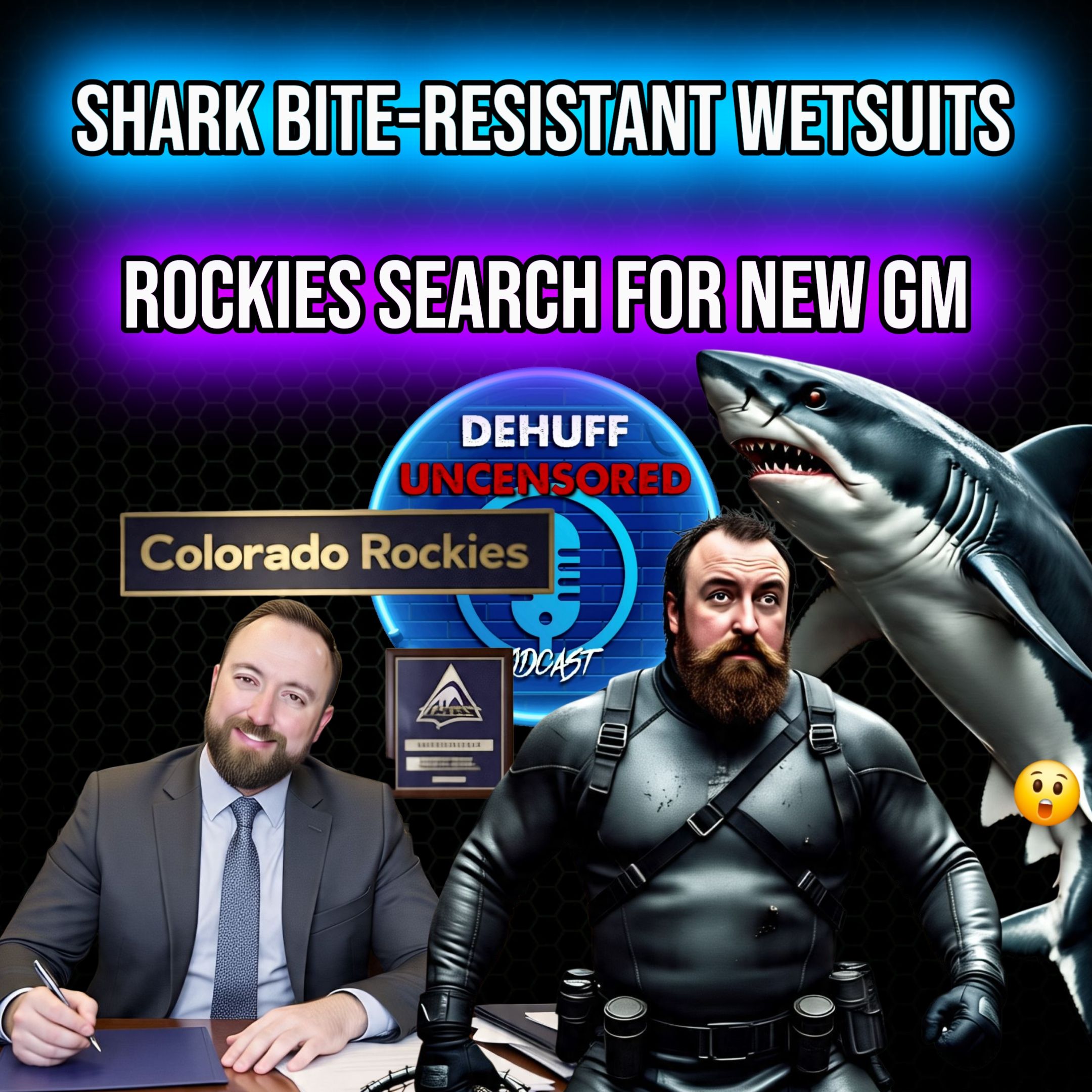 Testing shark bite-resistant wetsuits | Rockies search for new GM Testing shark bite-resistant wetsuits | Rockies search for new GM