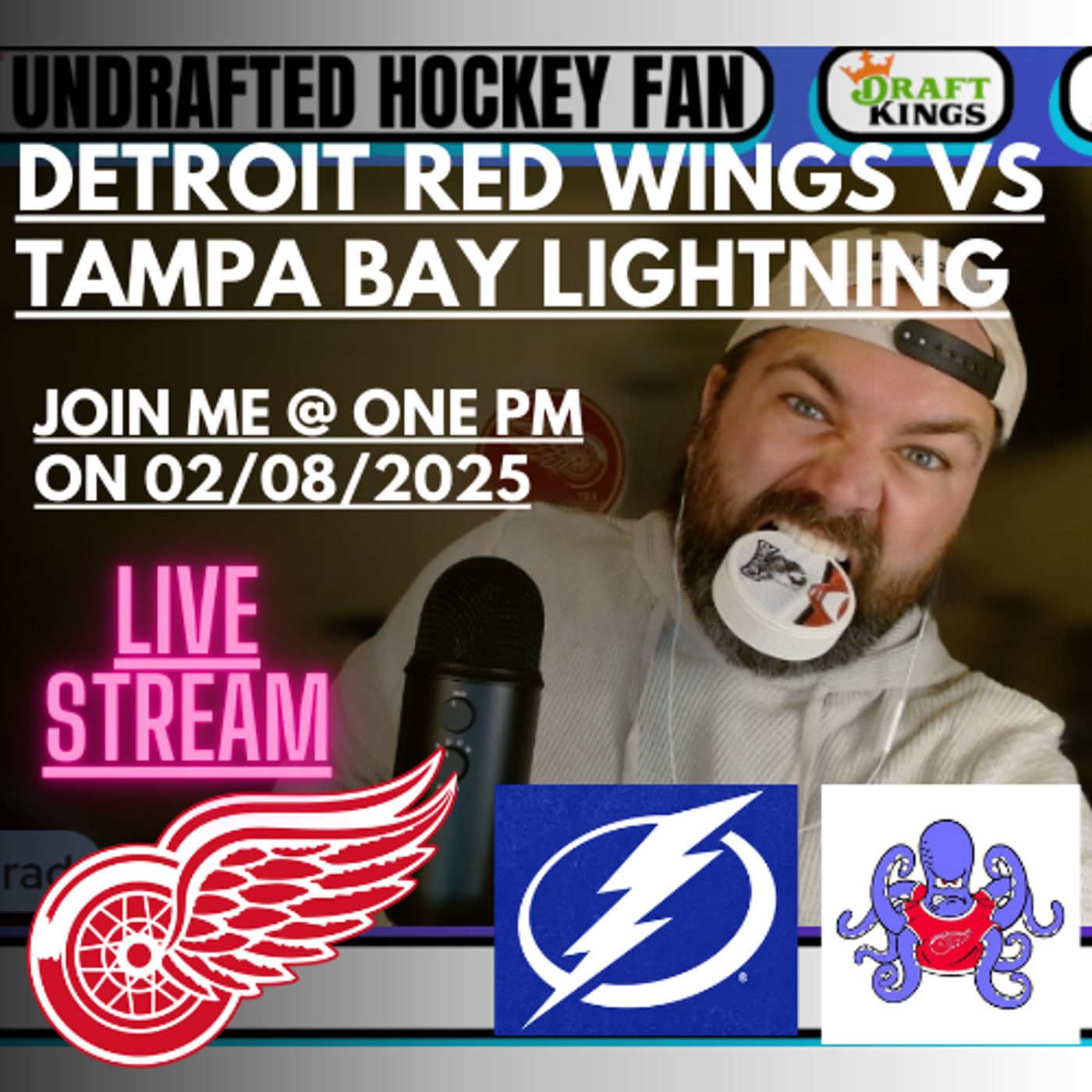 DETROIT RED WINGS LIVE STREAM VS TAMPA BAY LIGHTNING 2/6/25 Podcast