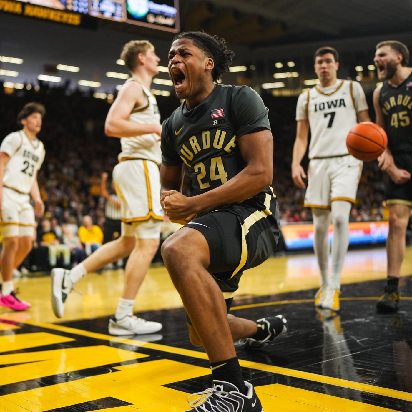 Bully Boilers Feel the Love in Valentine's Victory in Iowa City