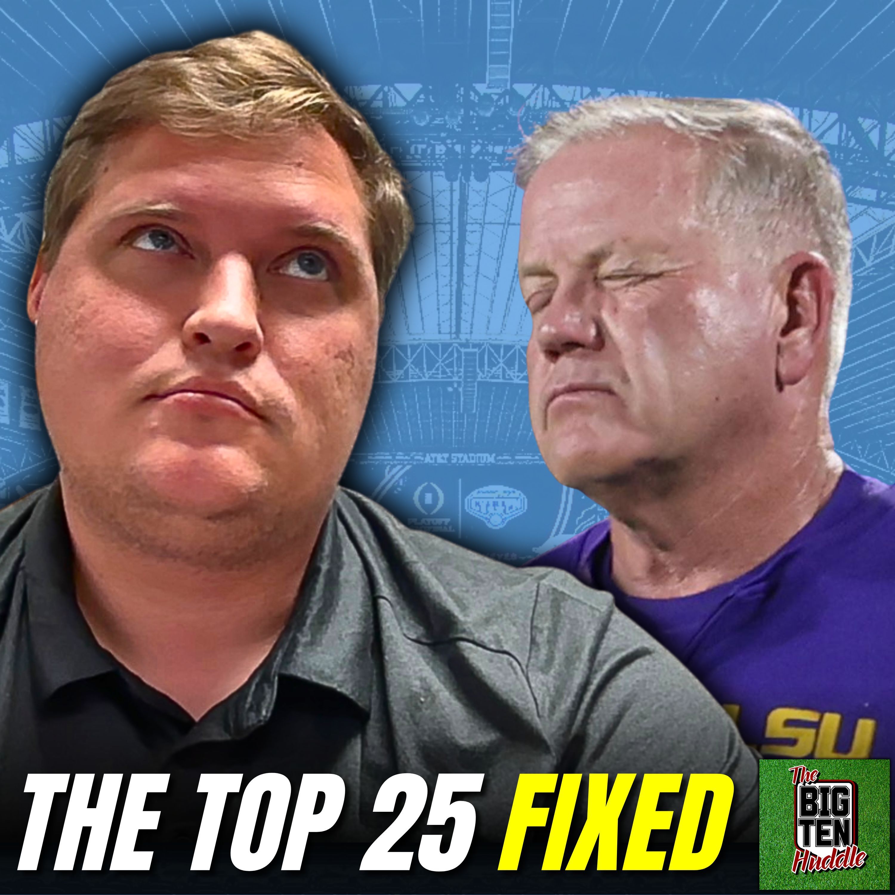 AP Top 25 Sleeping on Big ten Teams | LSU's Clemson Win Inflated? + Playoff Bold Picks