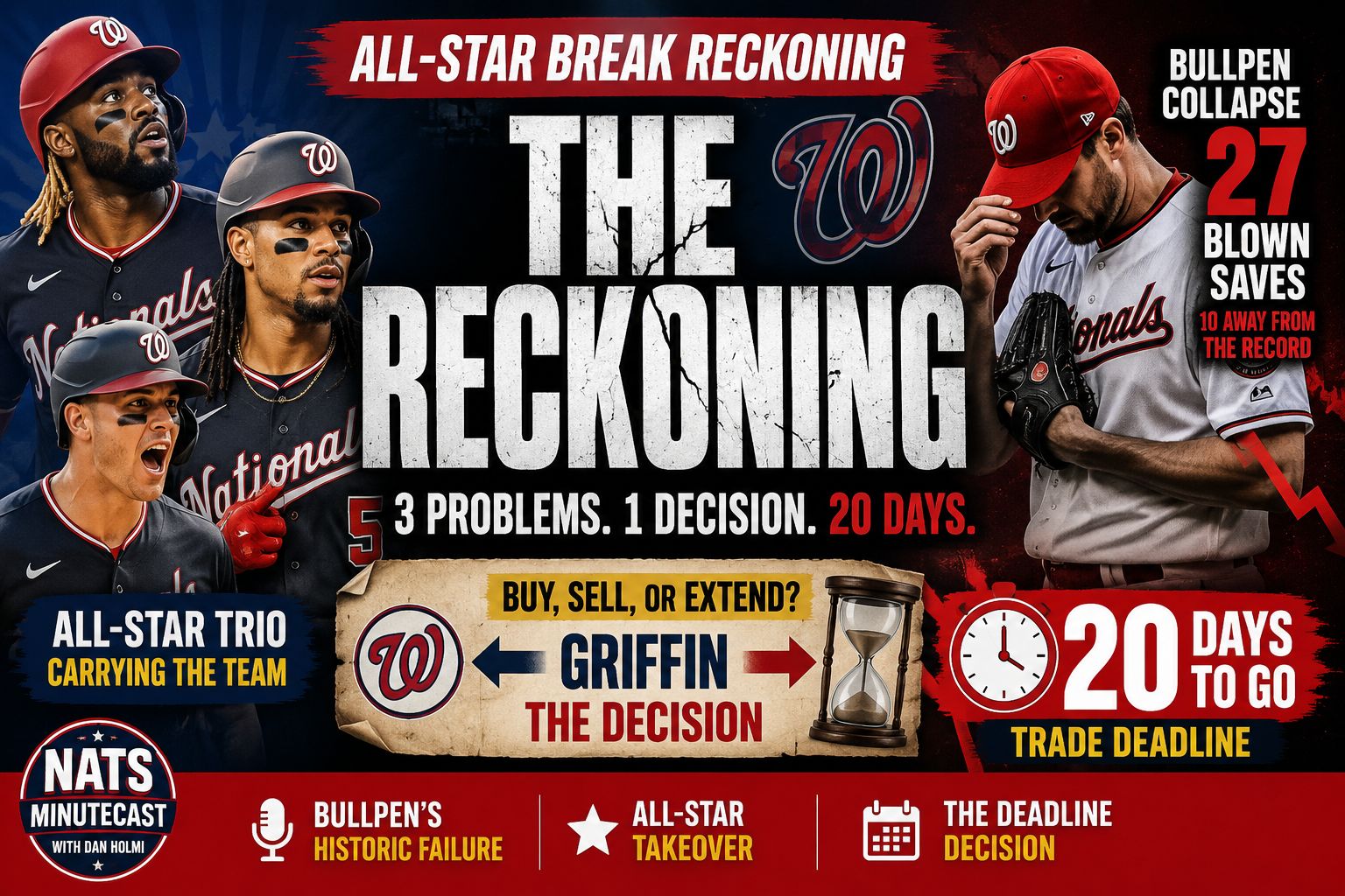 Nationals Trade Deadline: Historic Bullpen Disaster Is Wasting James Wood's MVP Season episode artwork