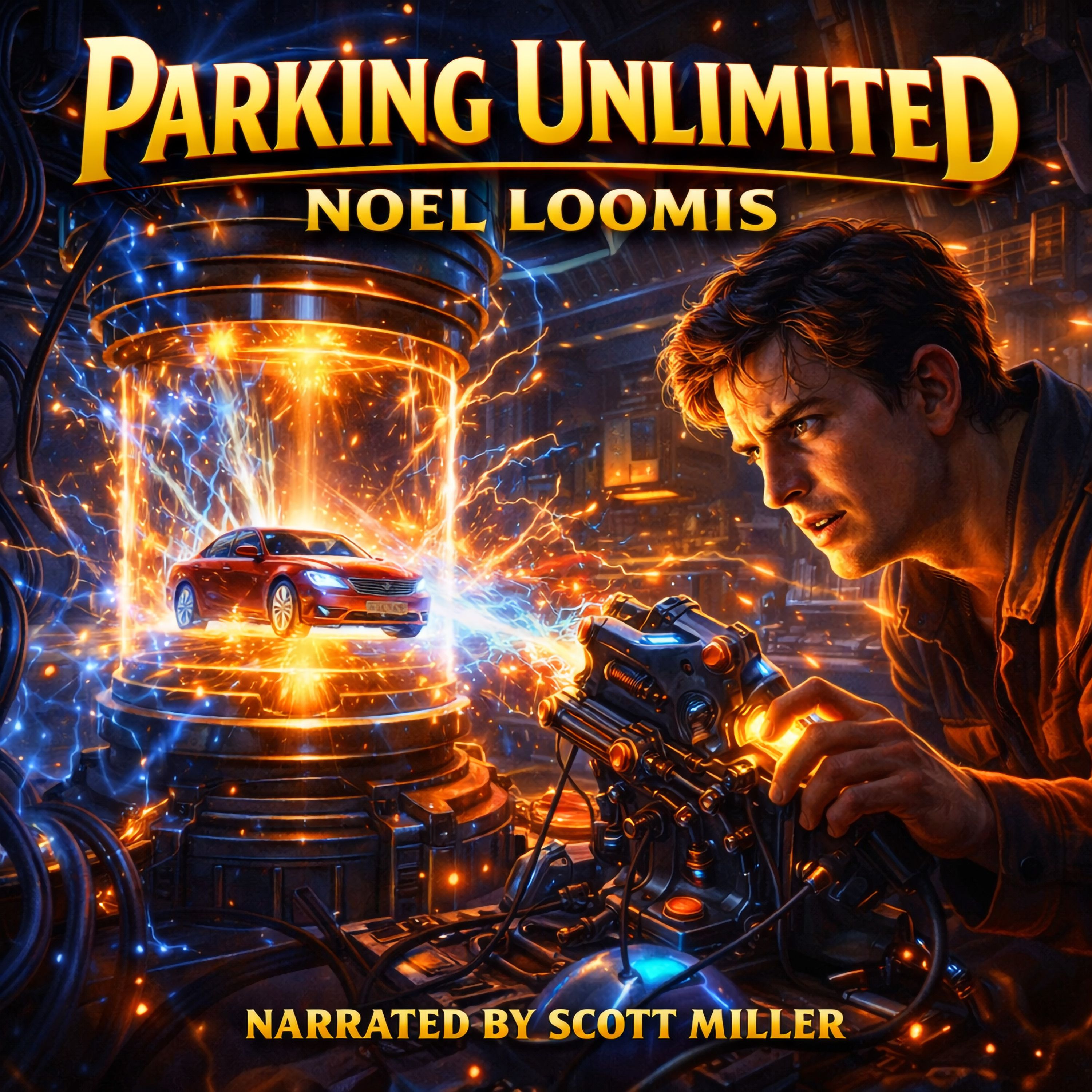 Parking Unlimited by Noel Loomis - From Future combined with Science Fiction Stories May-June 1950 episode artwork