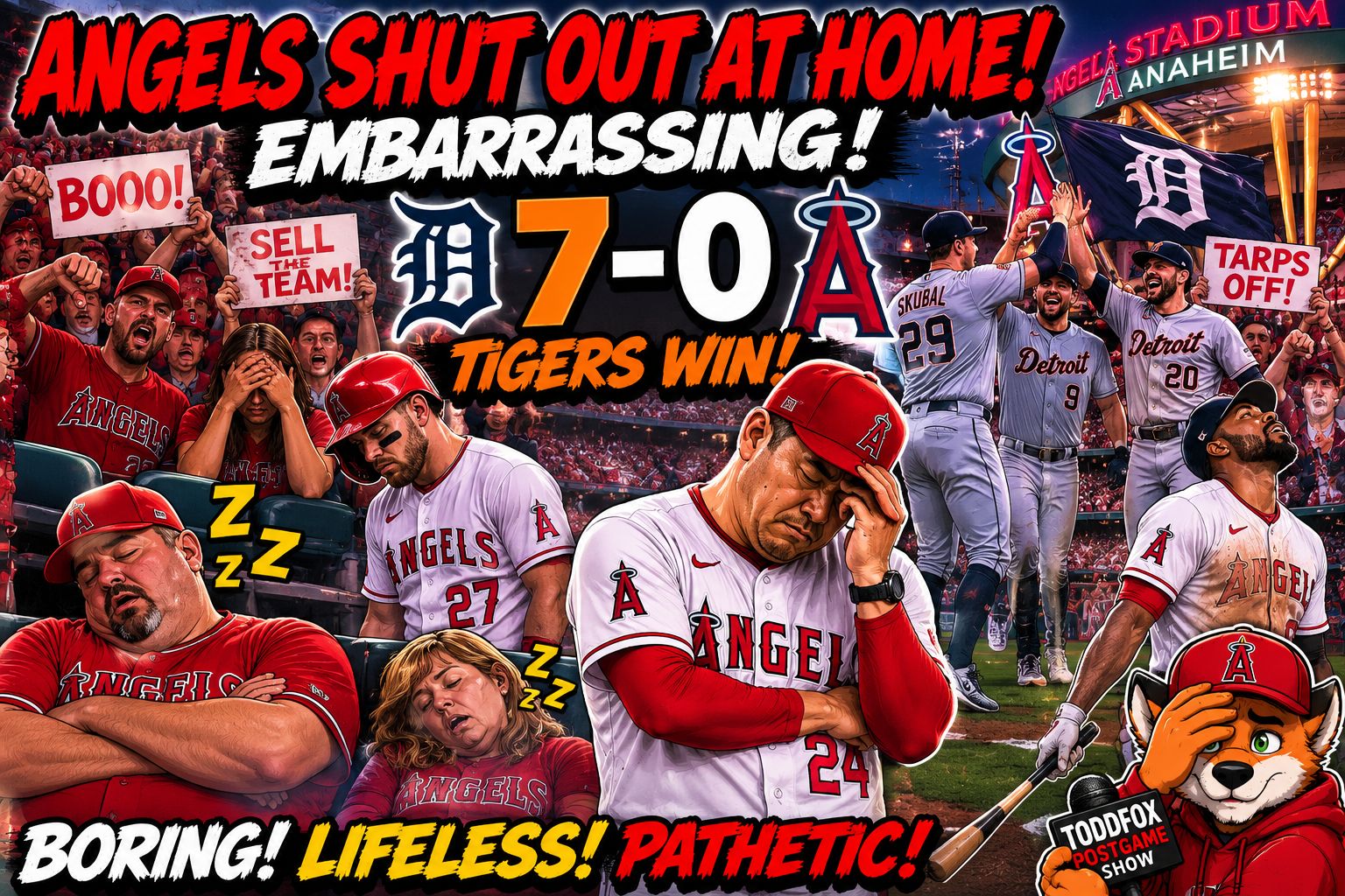ANGELS EMBARRASSED 7-0 AT HOME! No Offense, No Adjustments, Another Frustrating Loss!