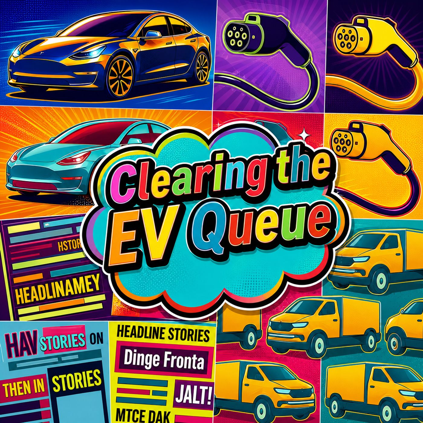 Clearing the EV Queue episode artwork