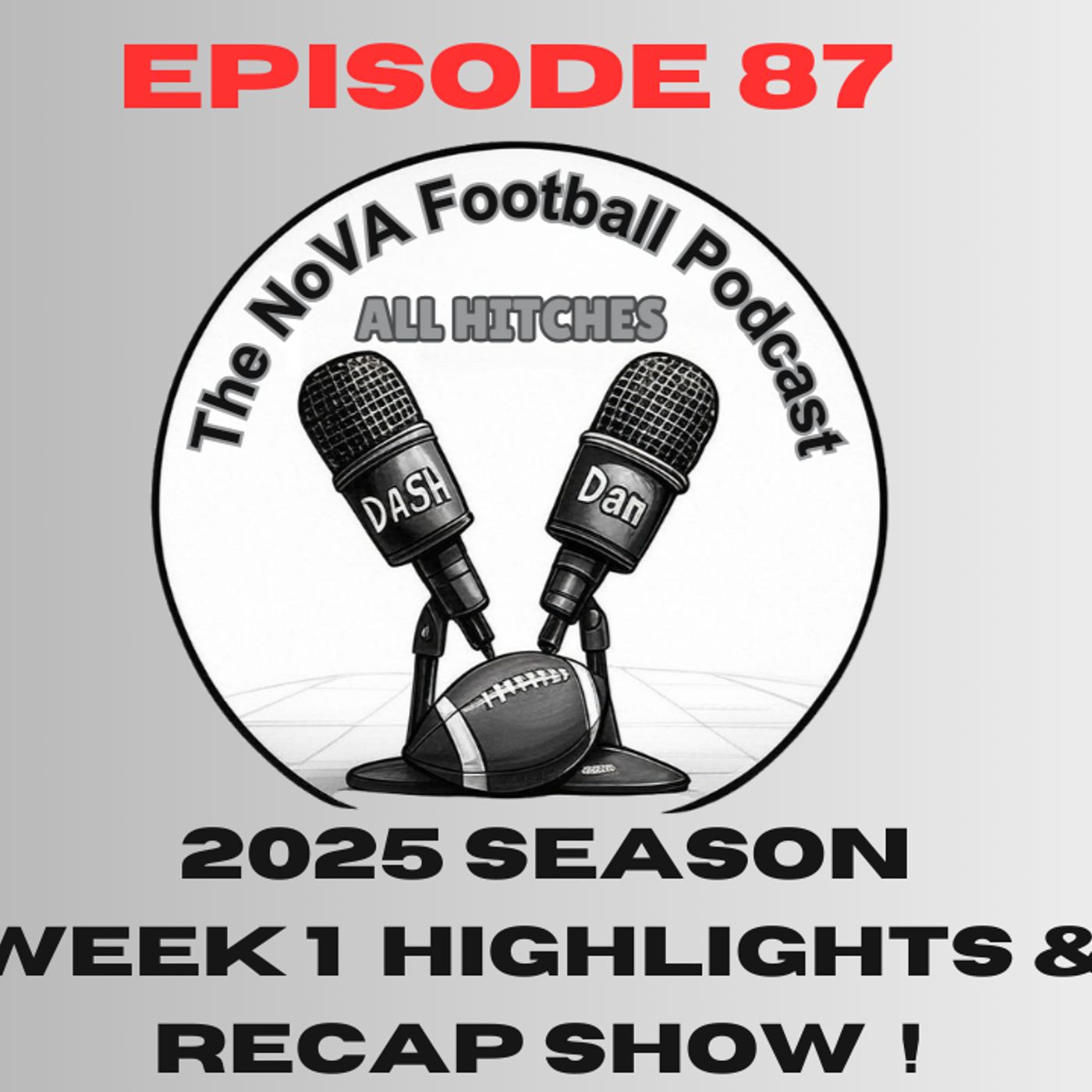 Week 1 Highlights & Recap Show - 2025 [EP87] - All Hitches: The Nova Football Podcast