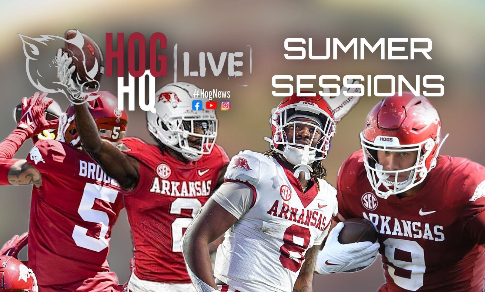 Hog HQ Live Ep #31: NBA Summer League #ProHogs & 2024 Razorback Wide Receiver & Tight End Preview episode artwork
