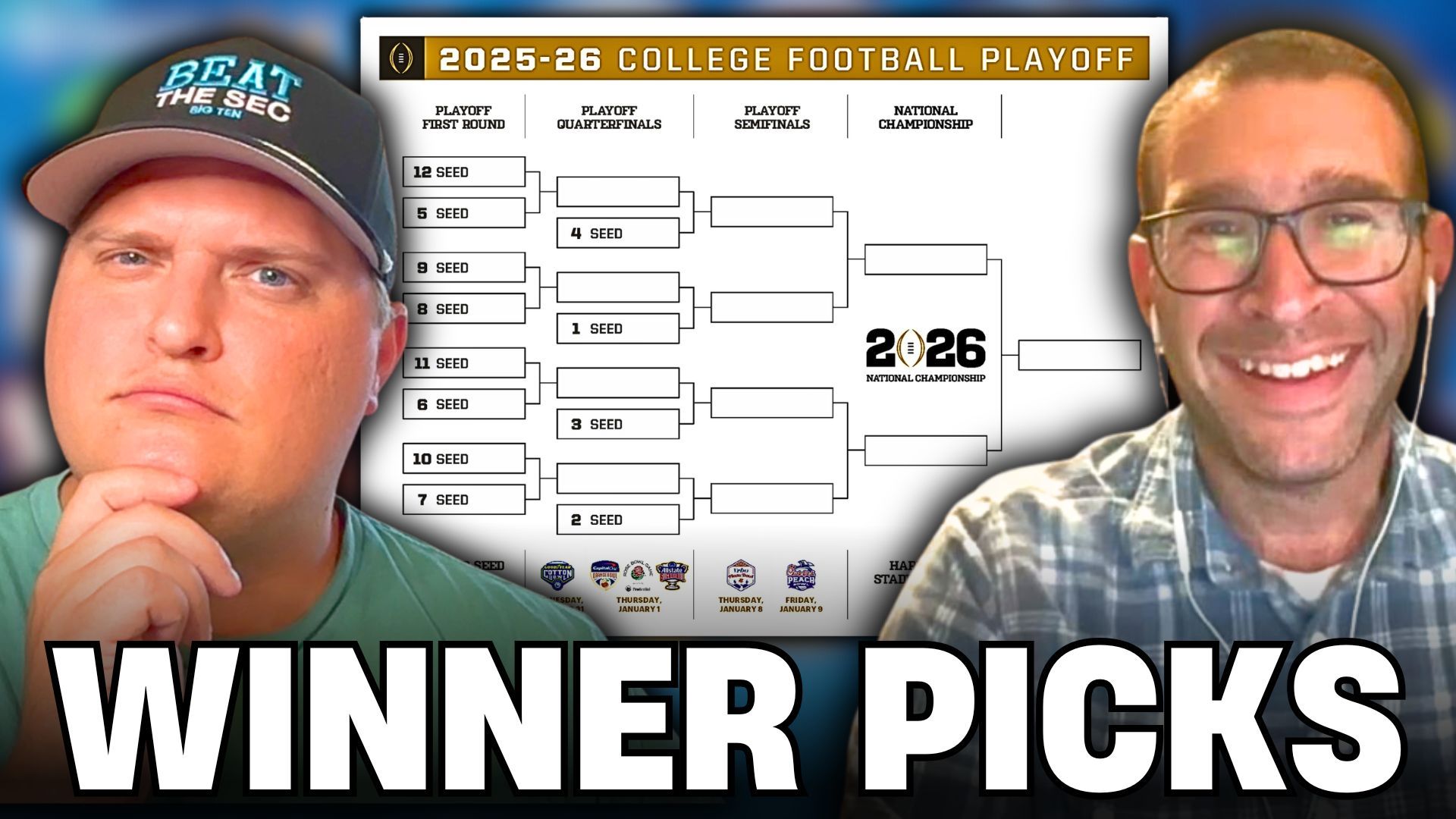Who Does Notre Dame Have to Blame? Reactions Bracket Winner Picks! | College Football Playoff News