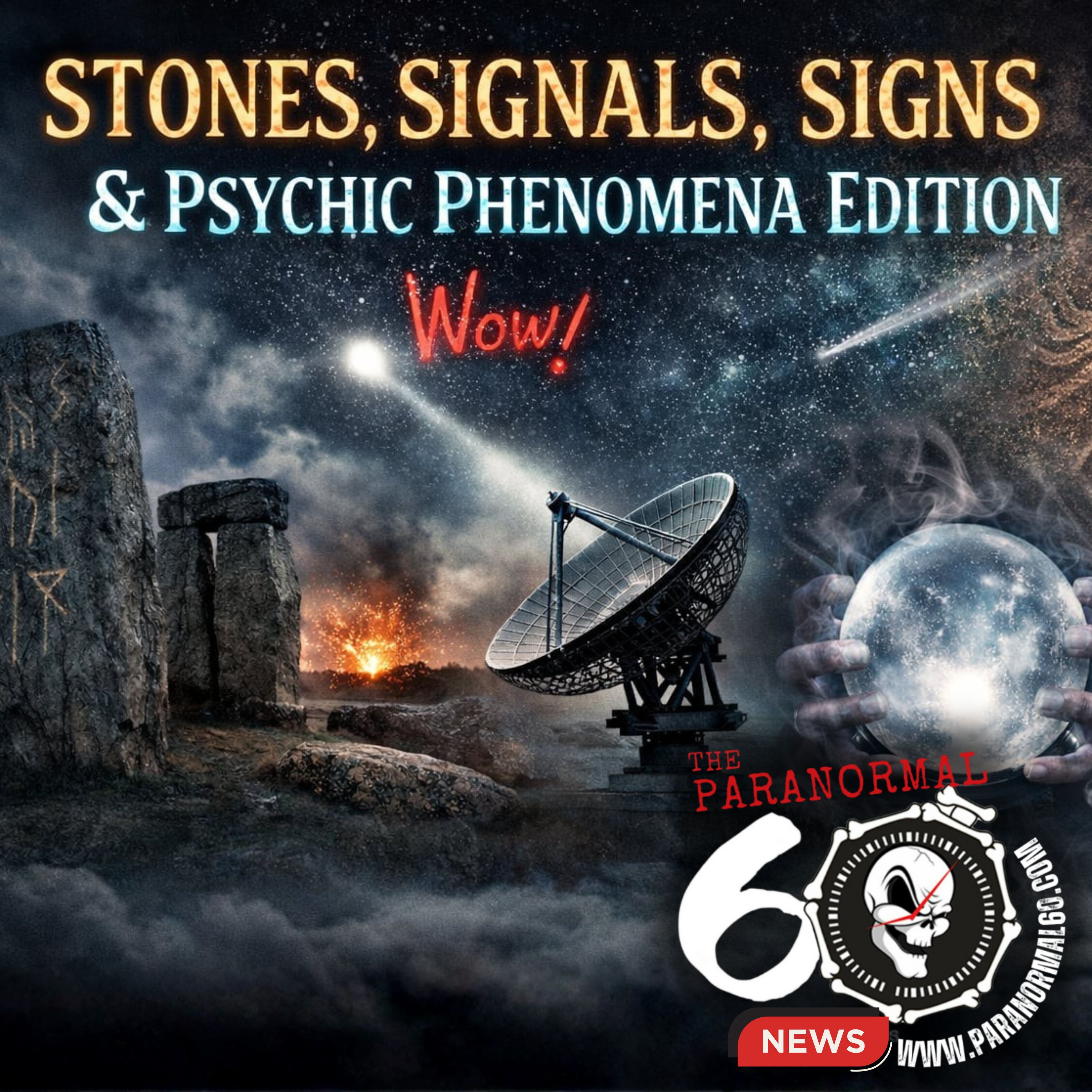 Stones, Signals, Signs, & Psychic Phenomena Edition - The Paranormal 60 News