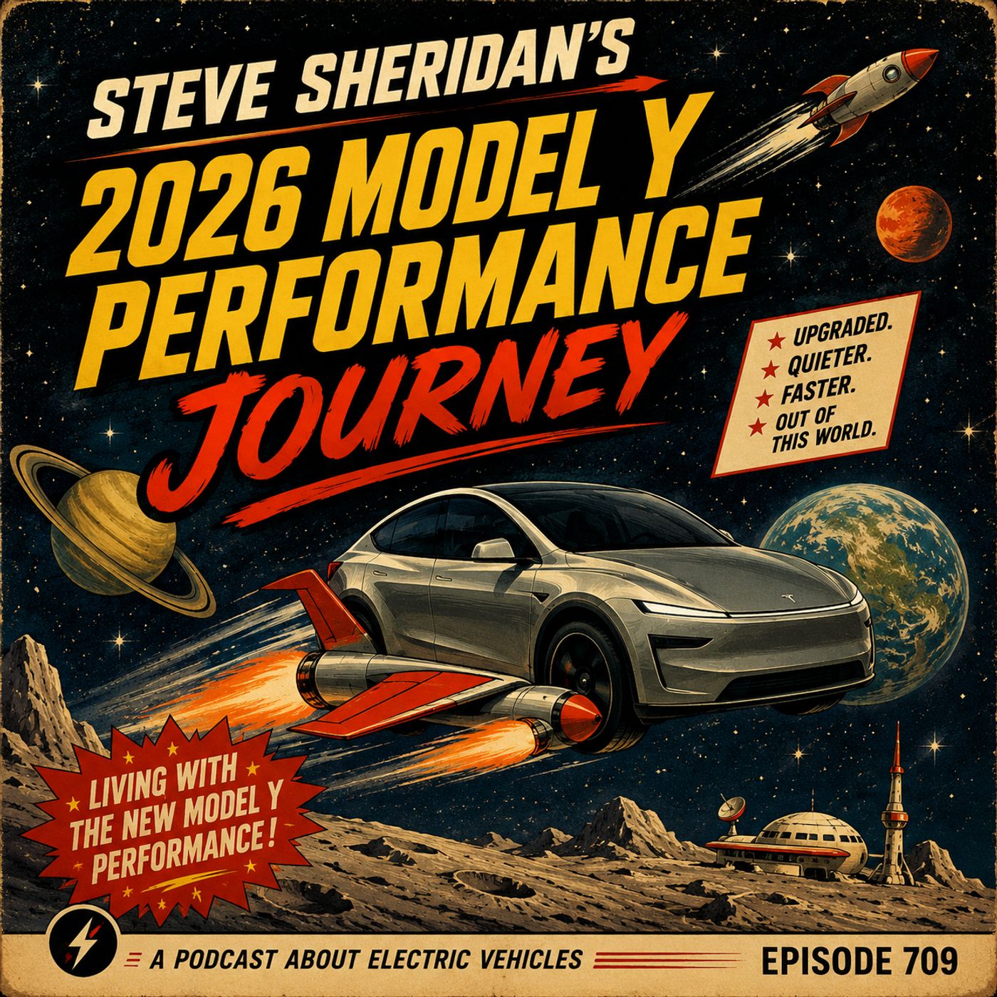 Steve Sheridan's 2026 Model Y Performance Journey episode artwork
