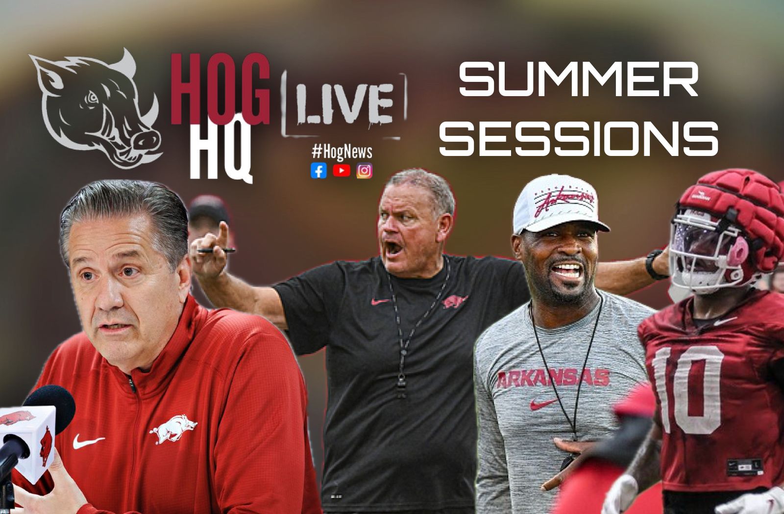 Hog HQ Live Ep #34: Calipari's Presser & Preview of the Linebackers for the '24 Razorback FB Team episode artwork