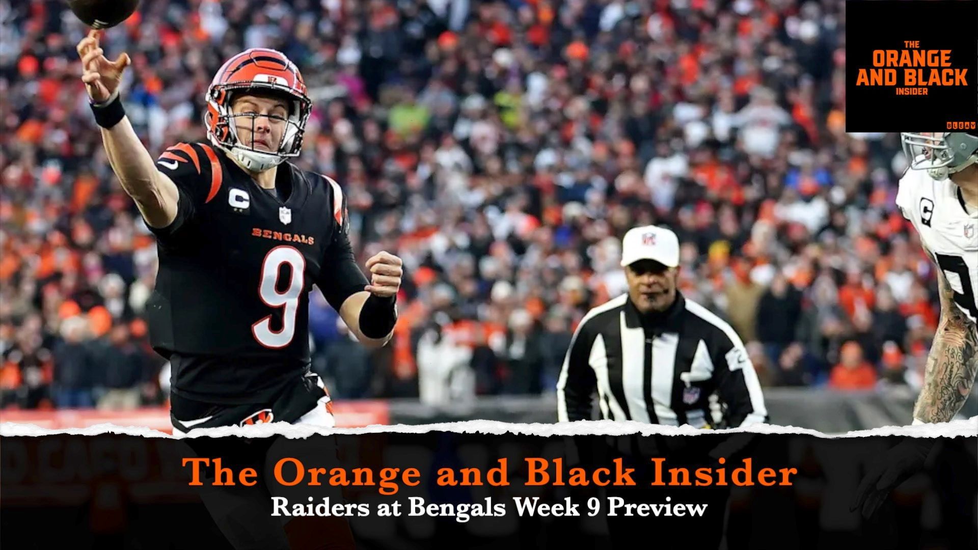 Raiders at Bengals Week 9 Preview: The Orange and Black Insider