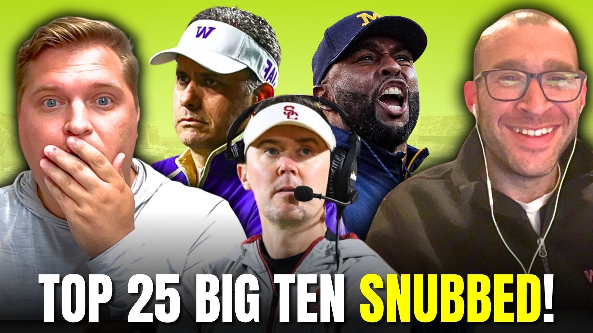 AP Poll is a TOTAL DISASTER! Big Ten Gets ROBBED 😡