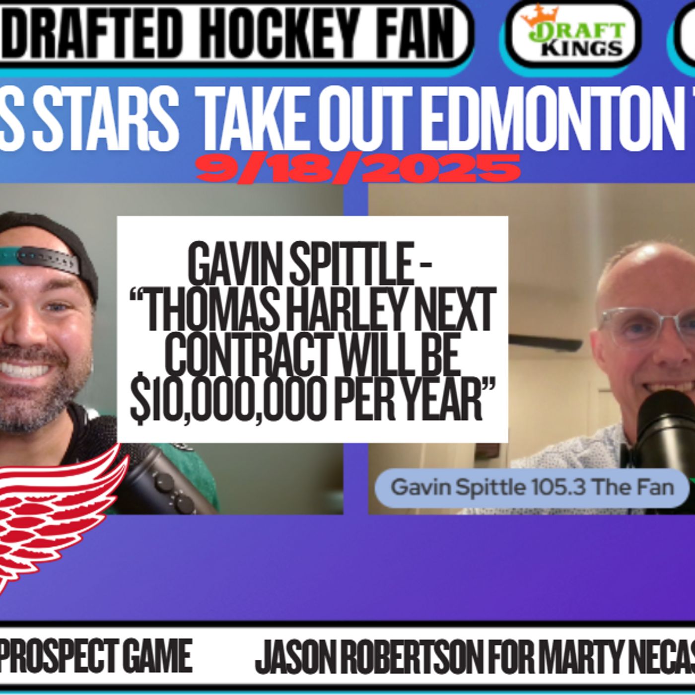 Is Wyatt Johnston a #1 Center on the Dallas Stars?? Interview with Gavin Spittle of Spits & Suds pod